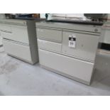 4-Drawer Under-Table Cabinets (2) (SOLD AS-IS - NO WARRANTY)