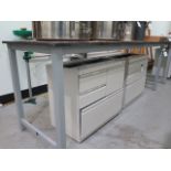 Bench Depot 30" x 96" Lab Bench w/ Chemical Resistant Top (SOLD AS-IS - NO WARRANTY)