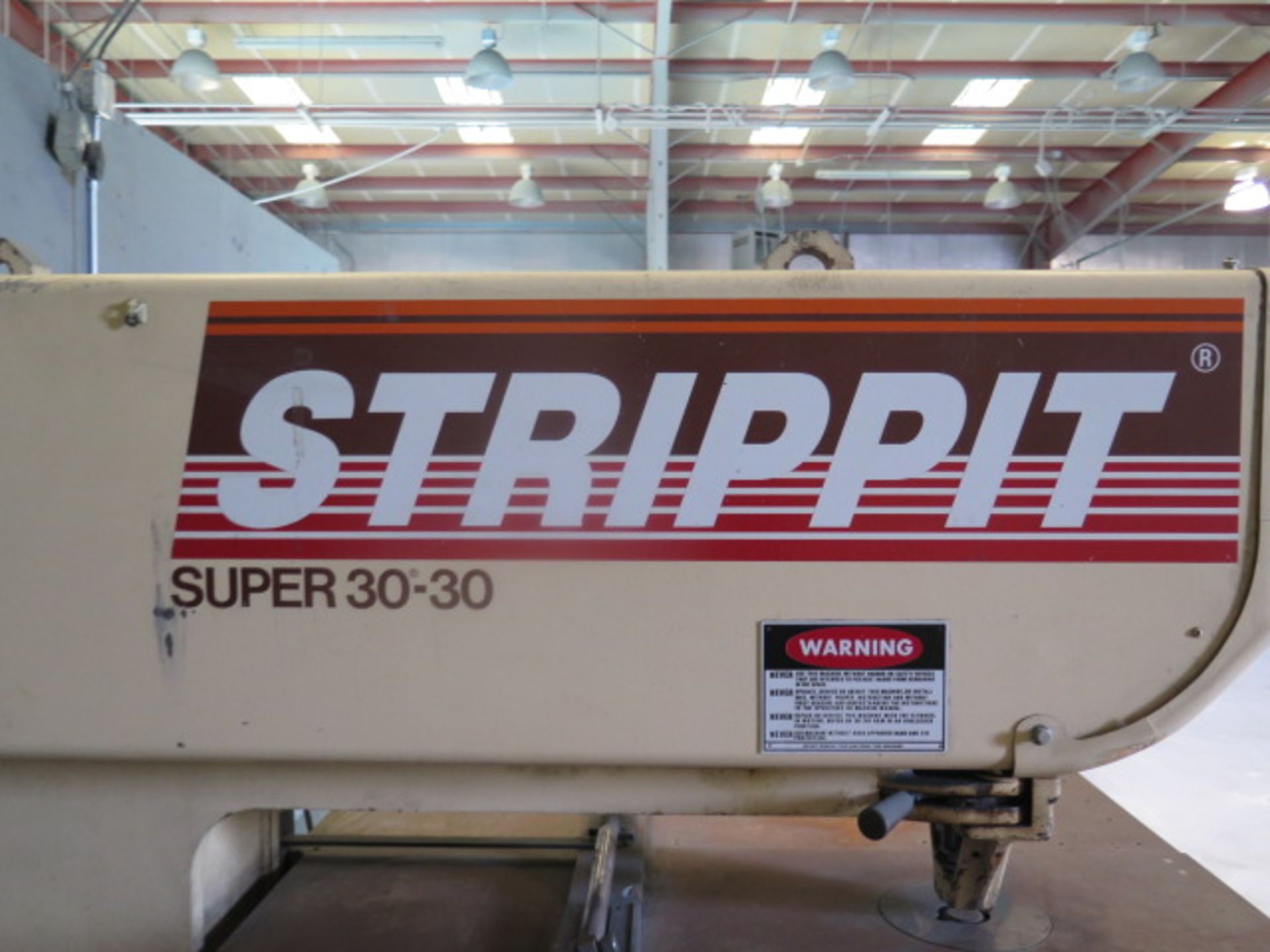 Strippit Super 30/30 30 Ton Single Station Press s/n 2345032895 w/ Single & Nibble Modes, SOLD AS IS - Image 8 of 9