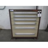 Strippit Punch Die Tooling w/ 6-Drawer Tooling Cabinet (SOLD AS-IS - NO WARRANTY)