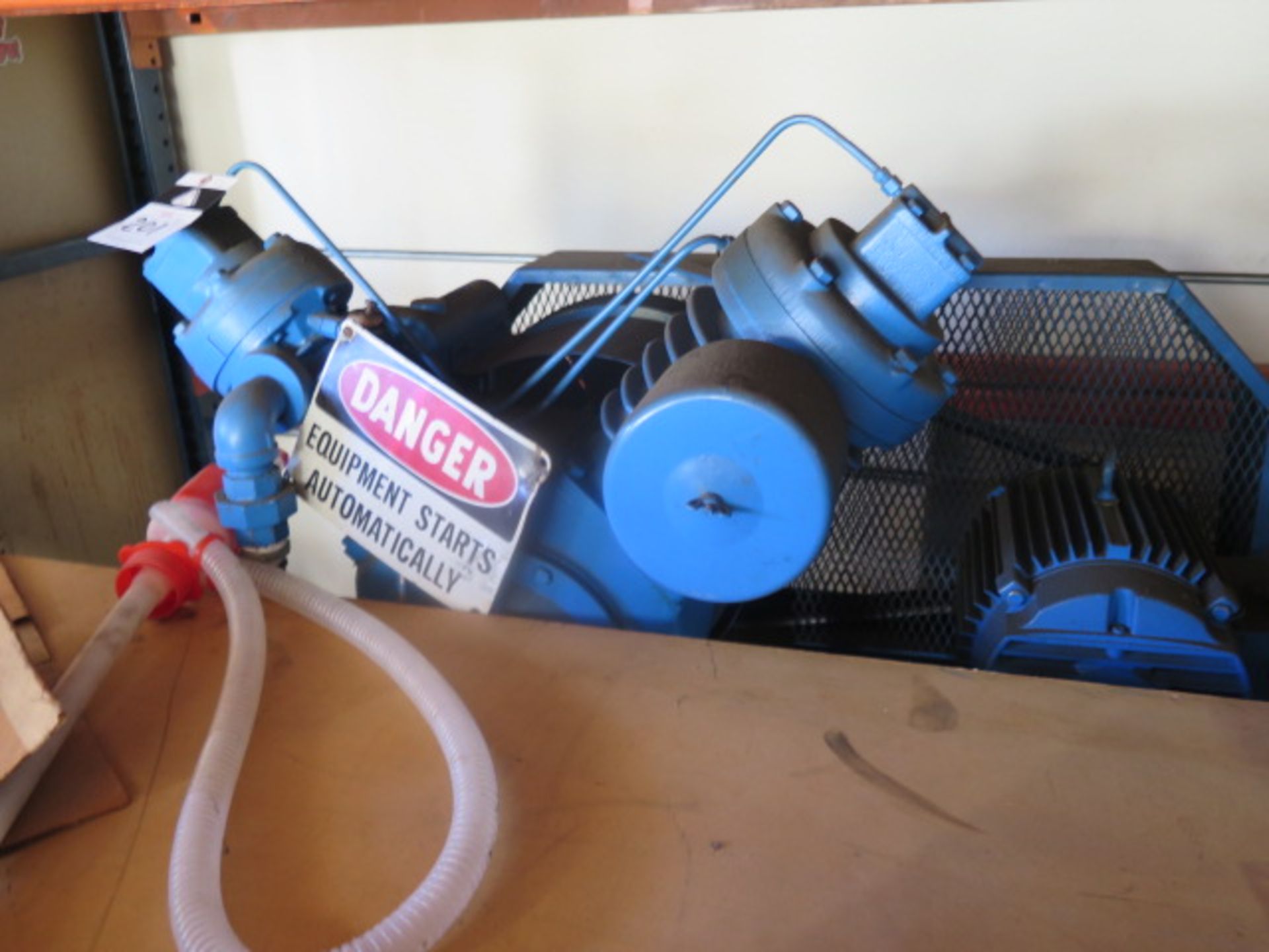 7.5Hp Horizontal Air Compressor w/ 2-Stage Pump, 120 Gallon Tankj (SOLD AS-IS - NO WARRANTY) - Image 3 of 5