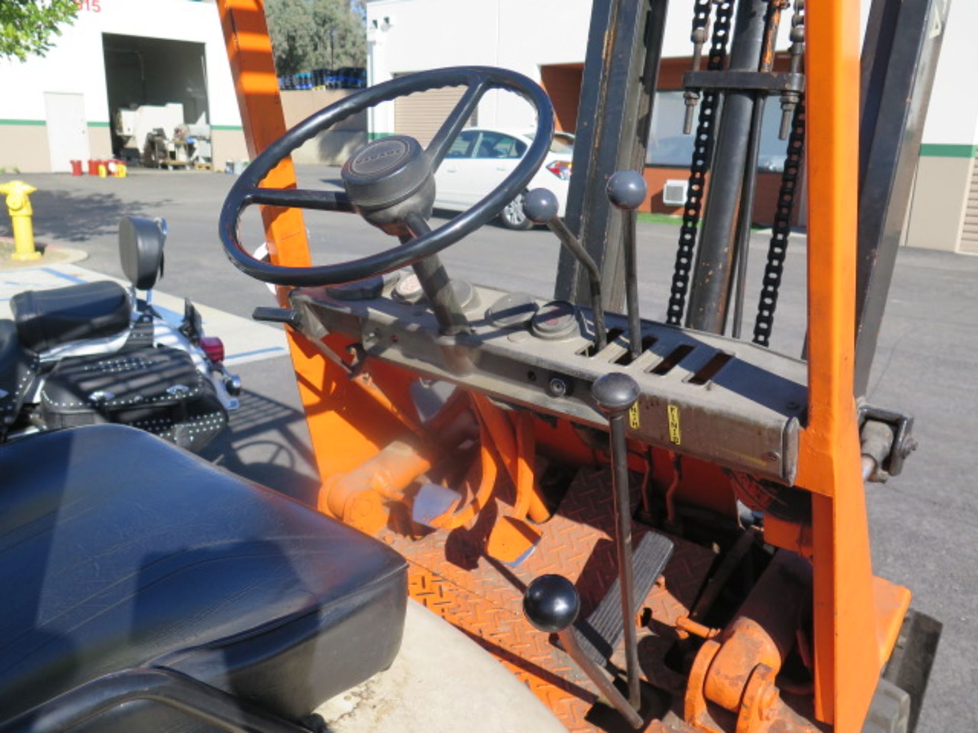 Toyota 3FGH15 3000 Lb Cap LPG Forklift s/n 3FGH15-10639 w/ 2-Stage Mast, Pneumatic Yard SOLD AS IS - Image 7 of 15