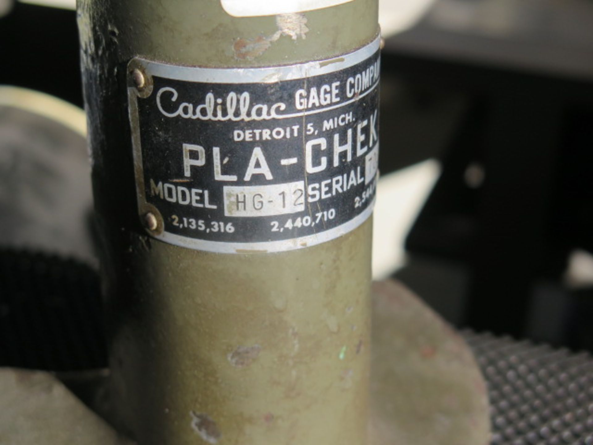 Cadillac Pla-Chek 12” Height Master w/ 6" Riser (SOLD AS-IS - NO WARRANTY) - Image 3 of 5