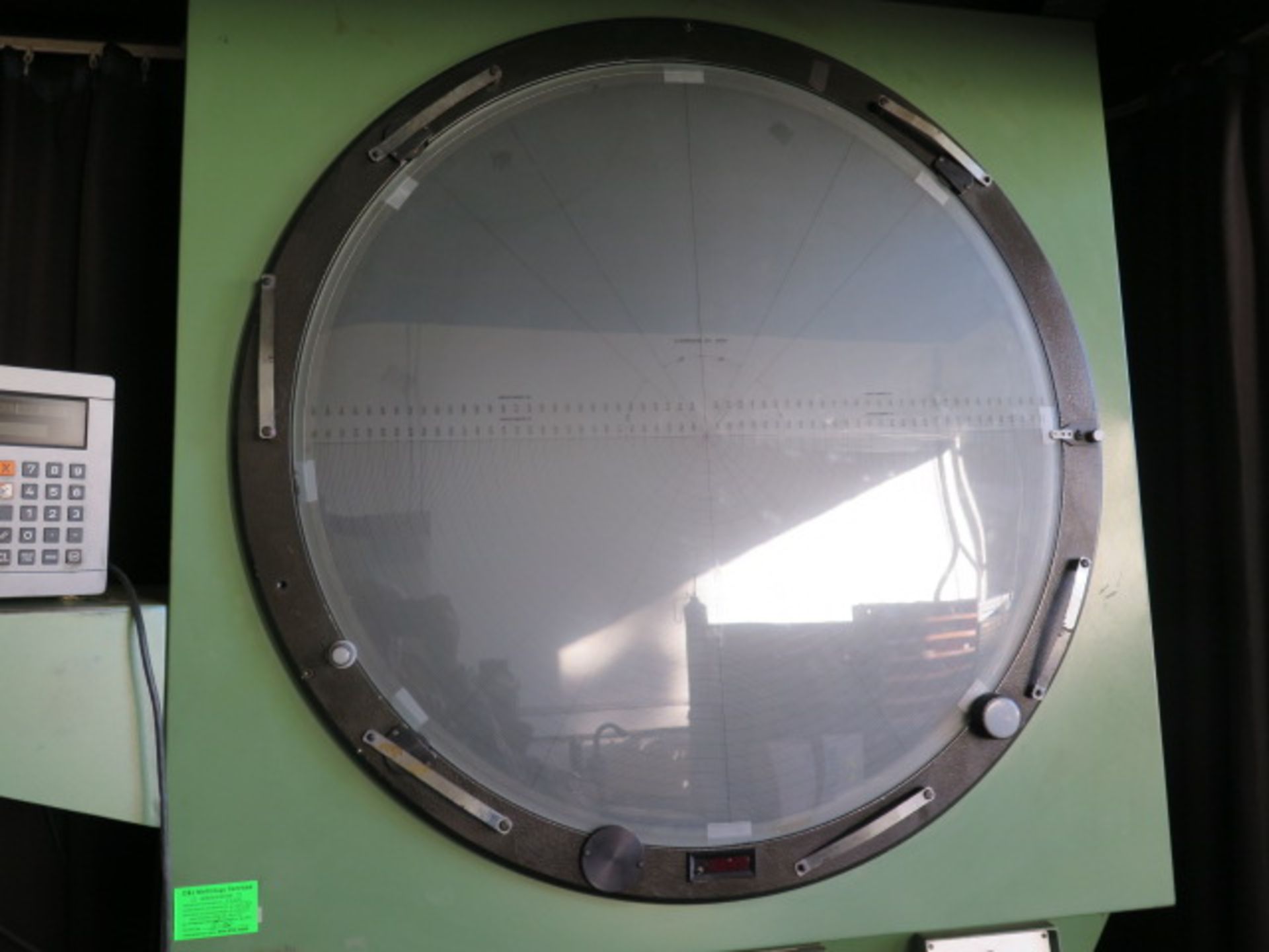 Deltronic 750H Floor Model Optical Comparator w/ Heidenhain DRO, Digital Angular Readout, SOLD AS IS - Image 6 of 15