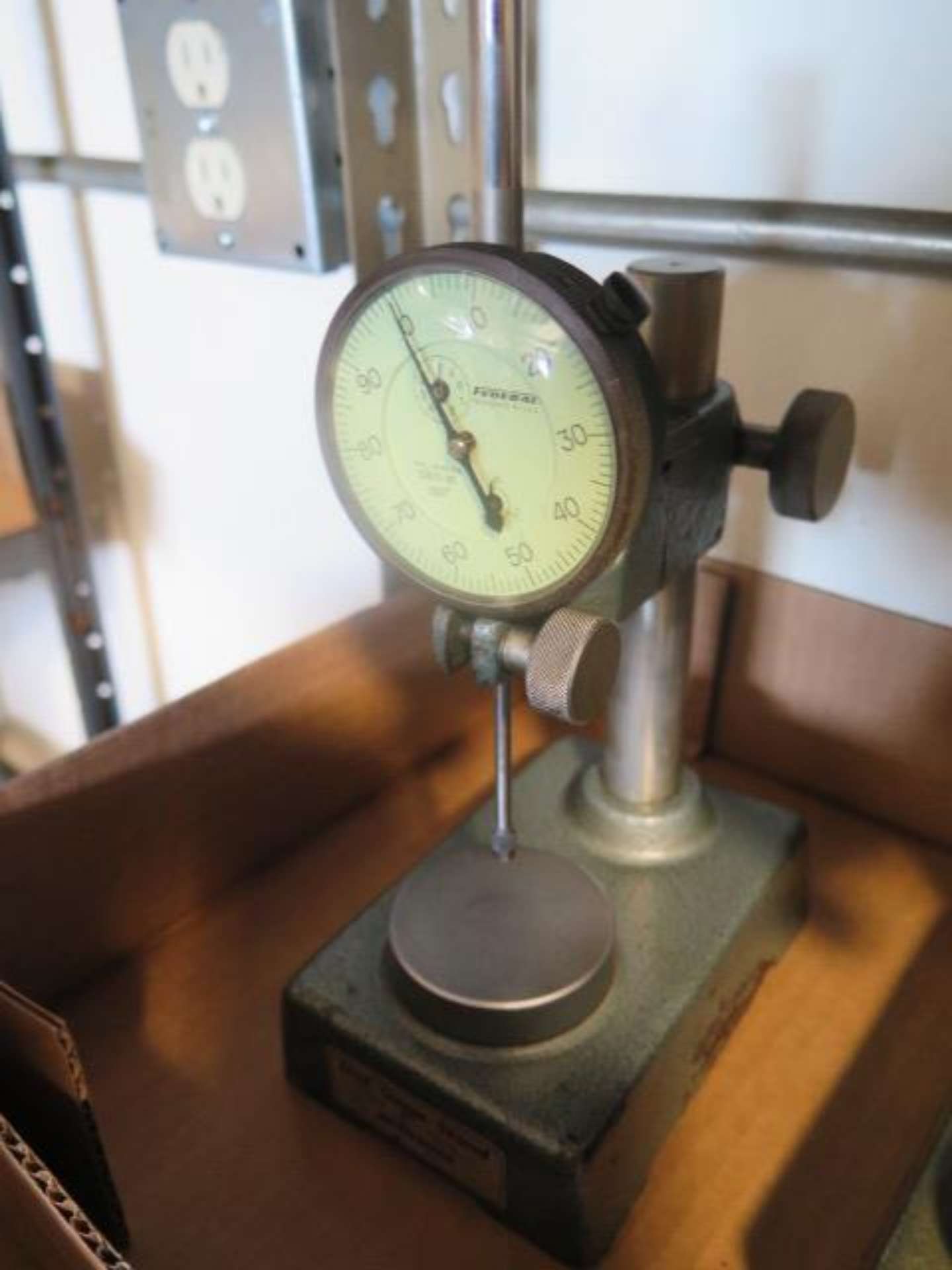 { Group of lots: 60, 61 } Indicator Stands (2) w/ Dial Drop Indicators ...