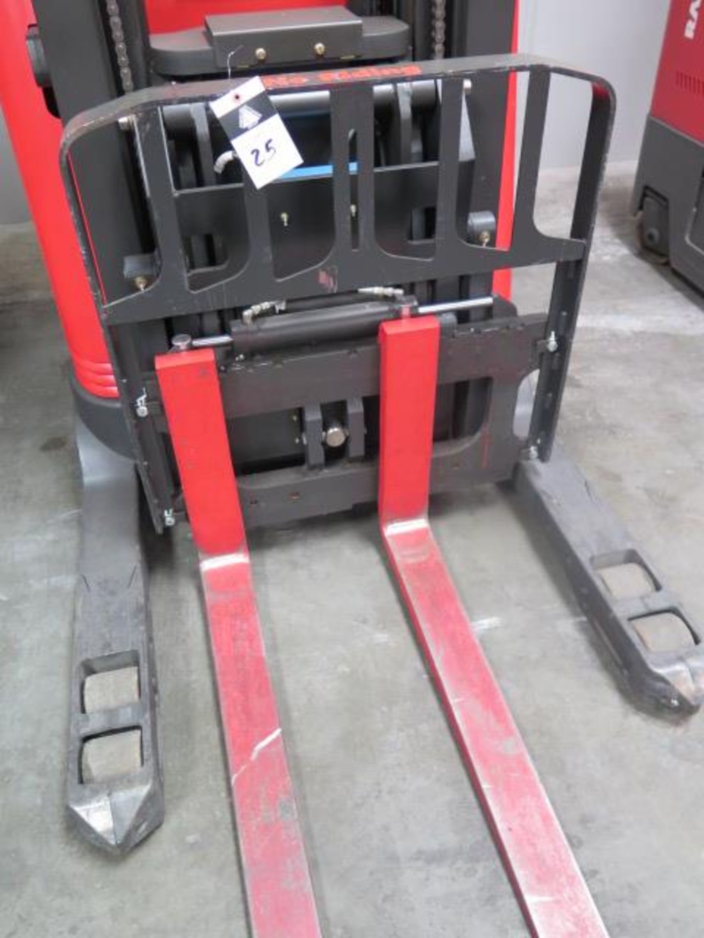 Raymond 750-DR32TT 3200 Lb Cap Stand-In Reach Fork Elec Pallet Mover s/n 750-14-AA42023, SOLD AS IS - Image 5 of 15