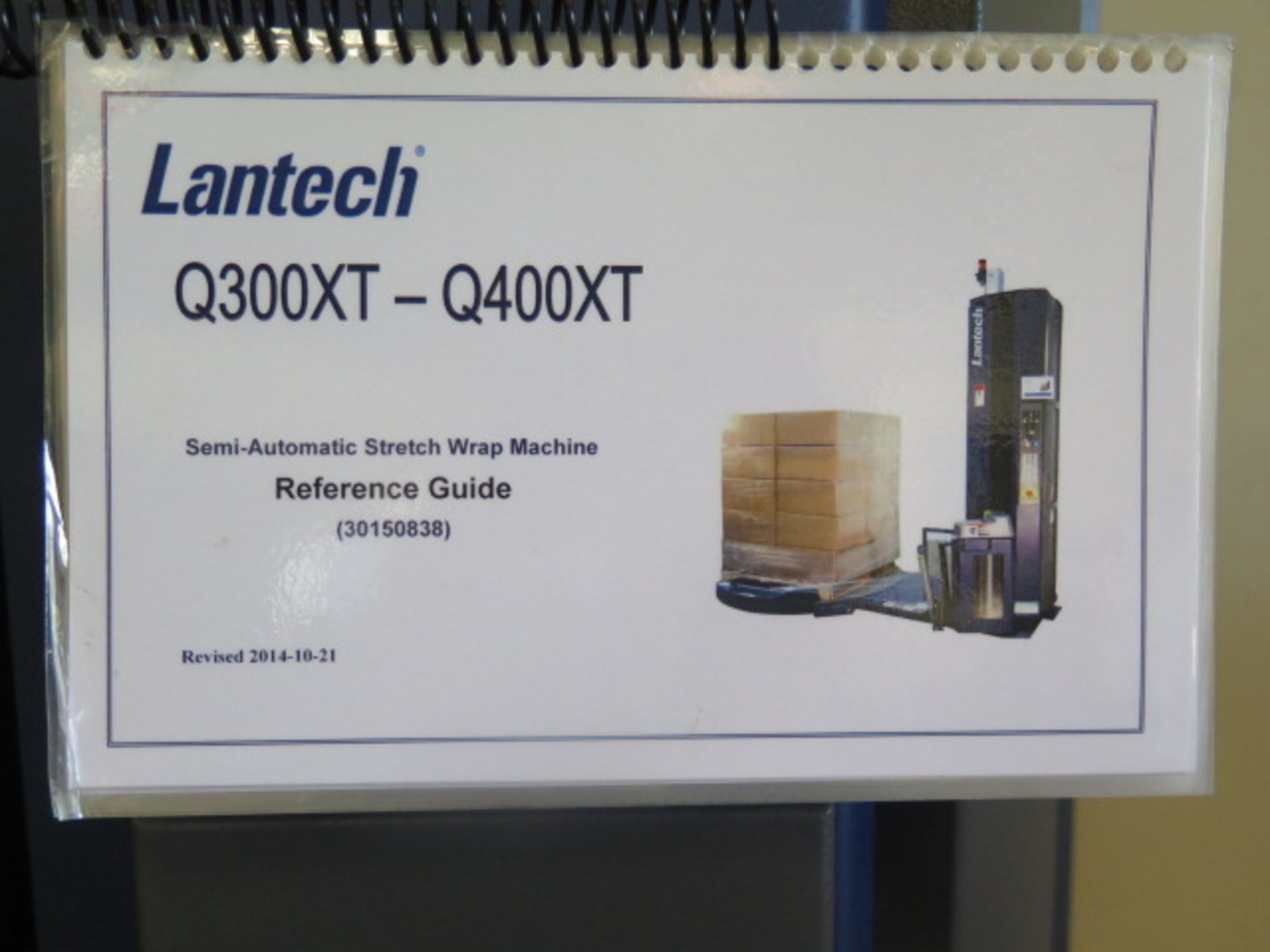 Dec/2016 Lantech Q300XT Pallet Stretch Wrapper s/n QX011944 w/ Lantech Controls, SOLD AS-IS - Image 11 of 12