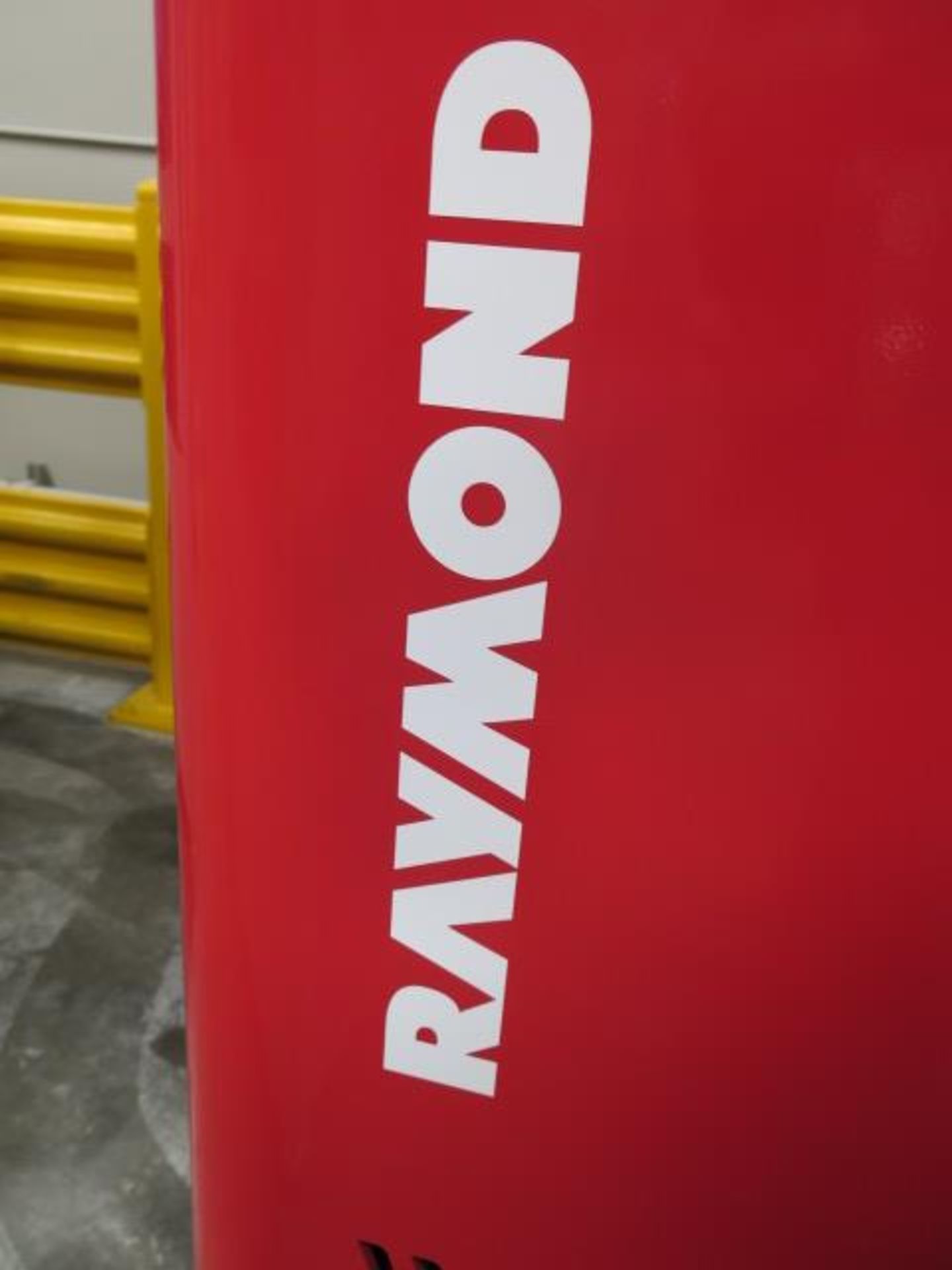 Raymond 720-R35TT 3500 Lb Cap Stand-In Reach Fork Elec Pallet Mover s/n 720-16-AC01309, SOLD AS IS - Image 3 of 12