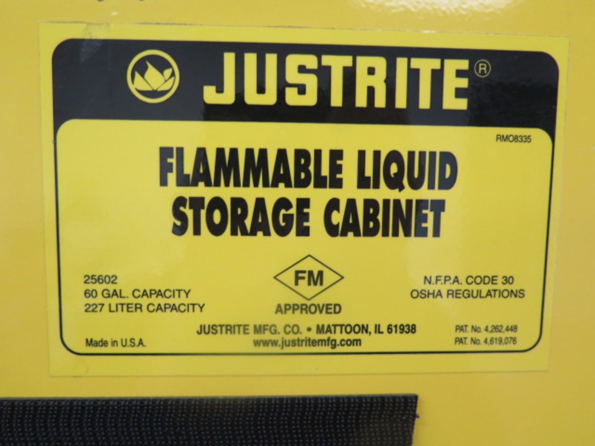 Justrite Flammables Storage Cabinet (SOLD AS-IS - NO WARRANTY) - Image 6 of 6
