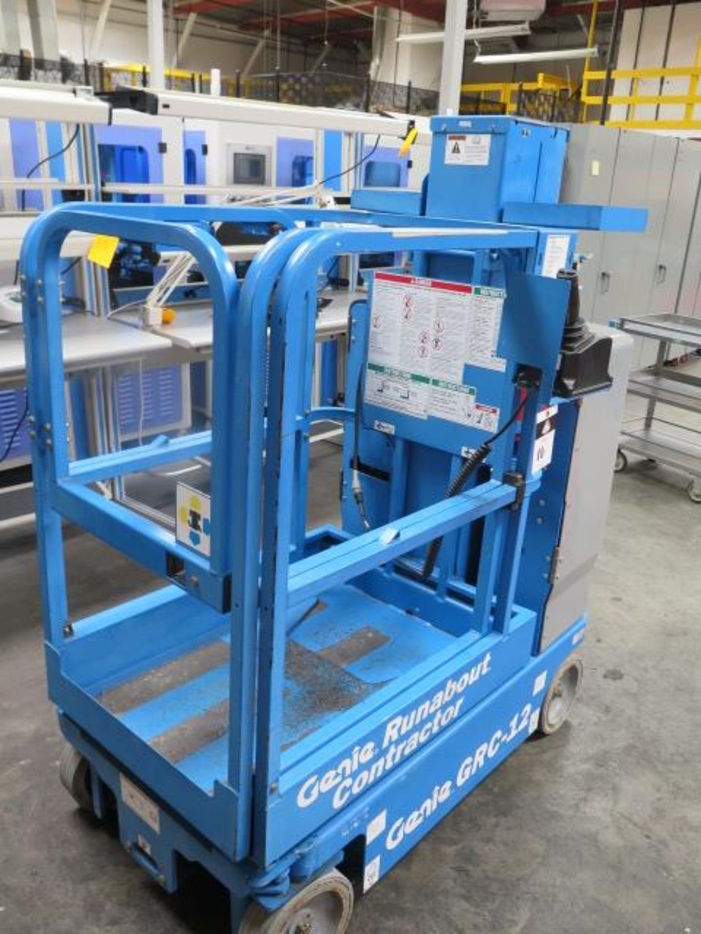 2010 Genie GRC-12 "Runabout Contractor" Electric Platform Lift s/n GRC10-315 w/ 12' Lift, SOLD AS IS - Image 2 of 14