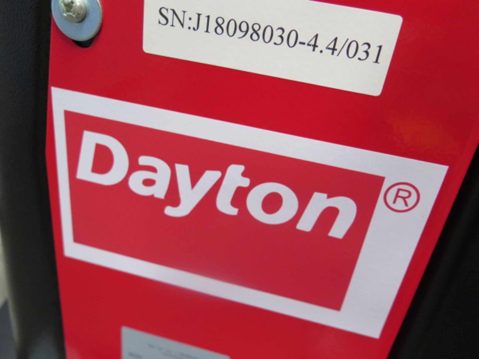 Dayton 5RRZ4 2200 Lb Cap Electric Pallet Mover s/n J18098030-4.4/031 w/ Charger SOLD AS-IS - Image 3 of 12