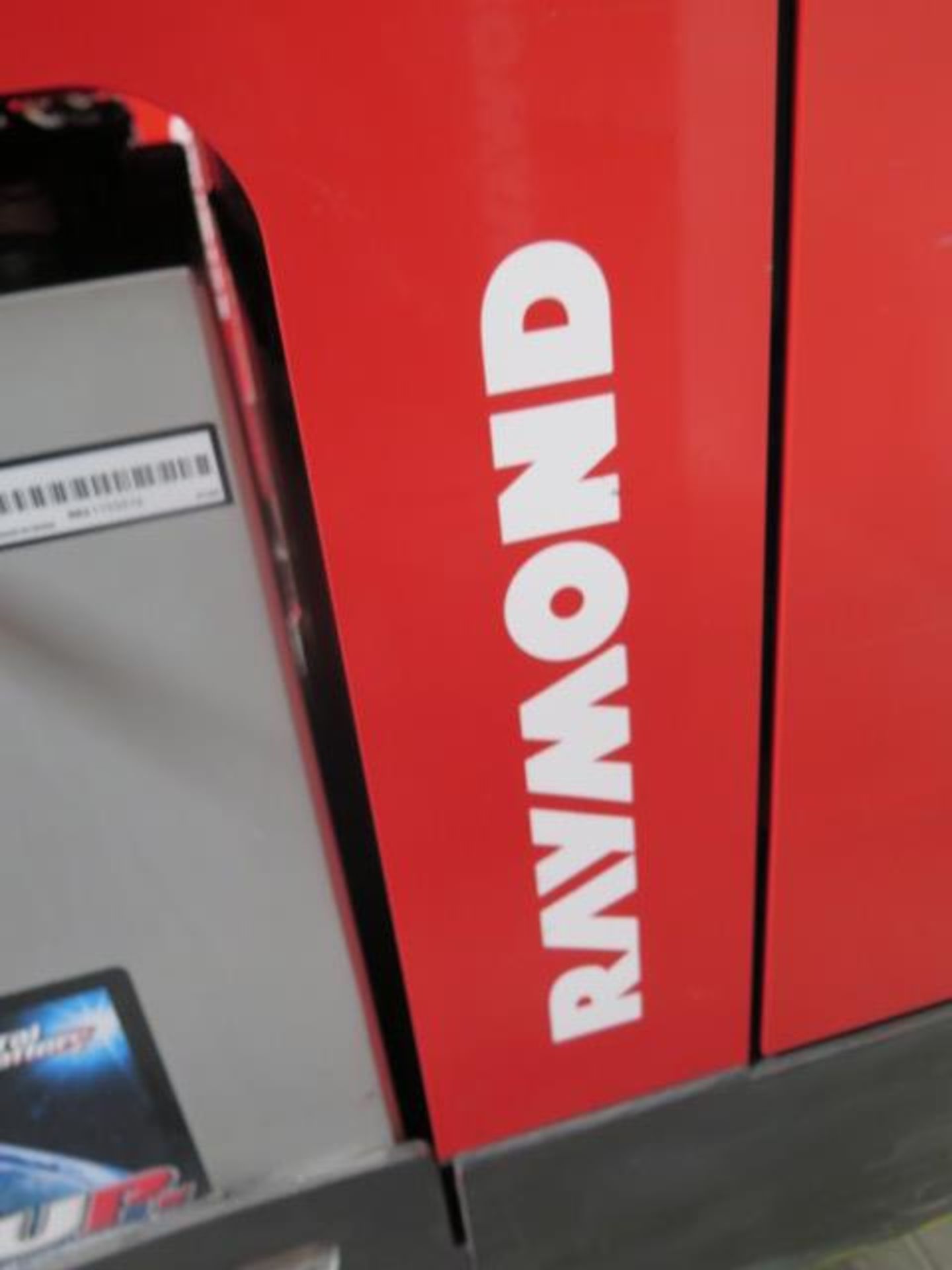 Raymond 750-DR32TT 3200 Lb Cap Stand-In Reach Fork Elec Pallet Mover s/n 750-14-AA42022, SOLD AS IS - Image 3 of 14