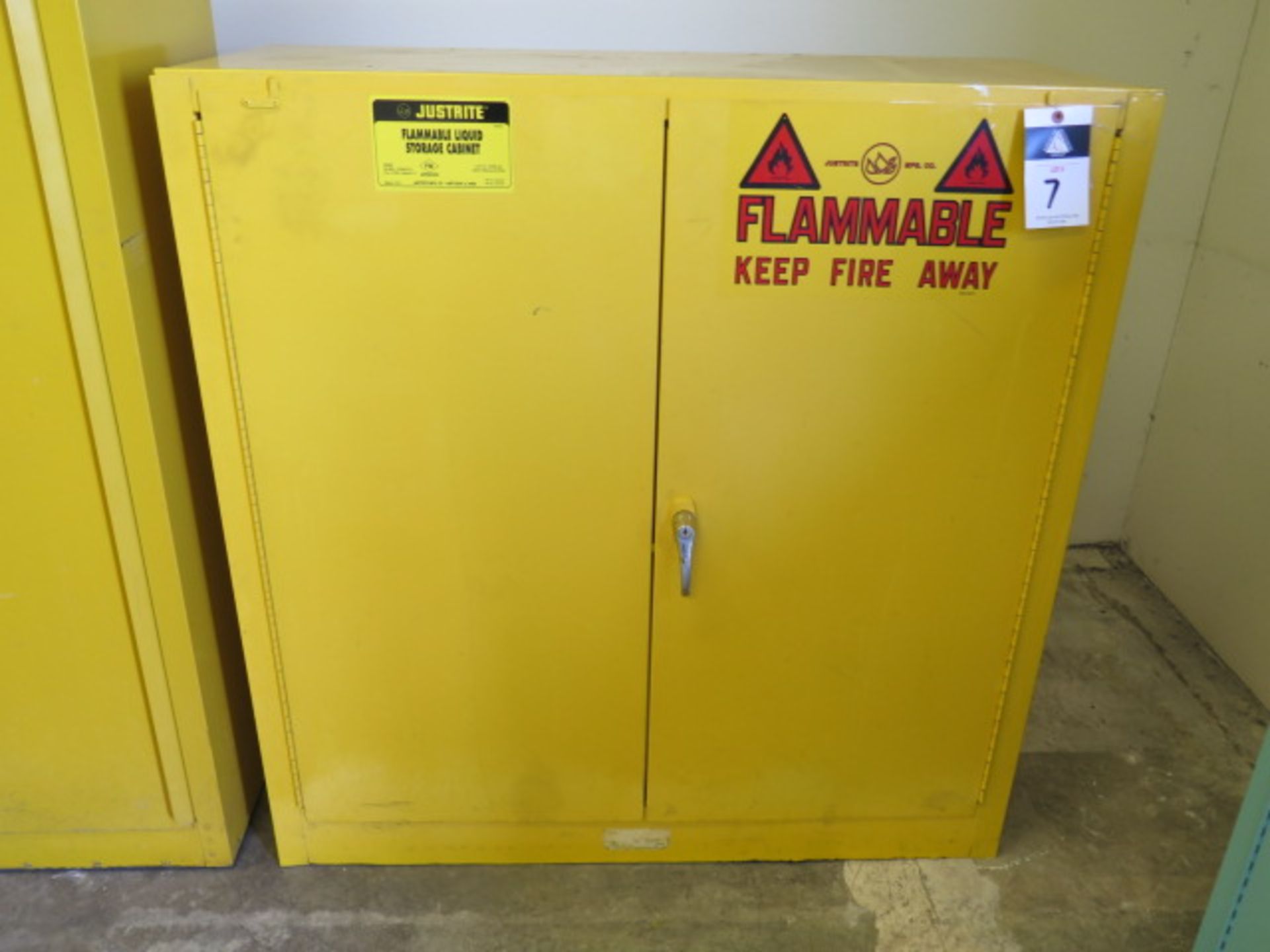 Justrite Flammables Storage Cabinet (SOLD AS-IS - NO WARRANTY)