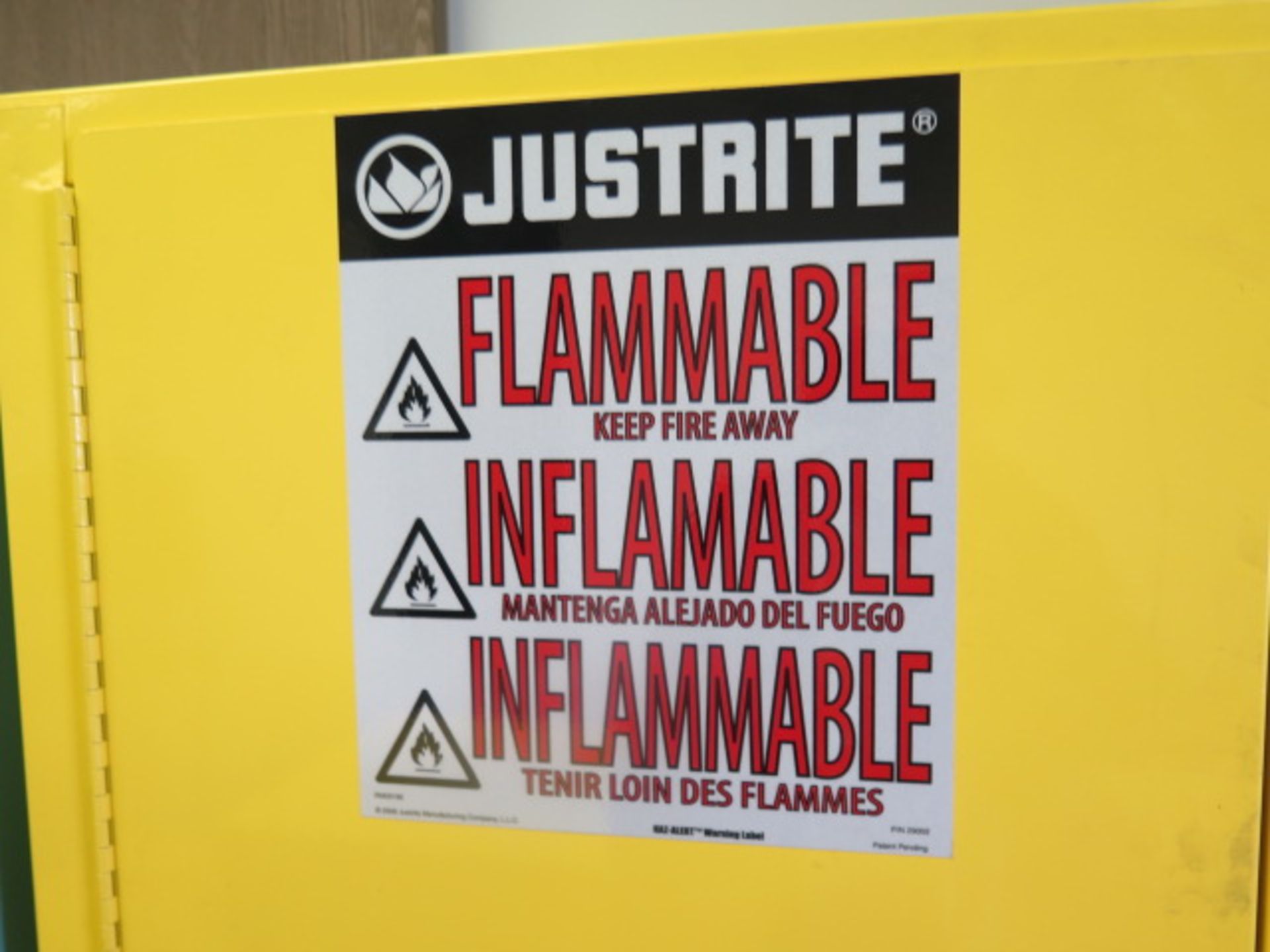 Justrite Flammables Storage Cabinet (SOLD AS-IS - NO WARRANTY) - Image 4 of 6