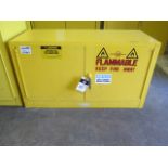 Justrite "Piggy-Back" Type Flammables Storage Cabinet (SOLD AS-IS - NO WARRANTY)