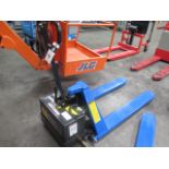 2015 Import mdl L-270-DC-HD 3000 Lb Cap Electric Pallet Jack w/ Built-In Charger, SOLD AS IS