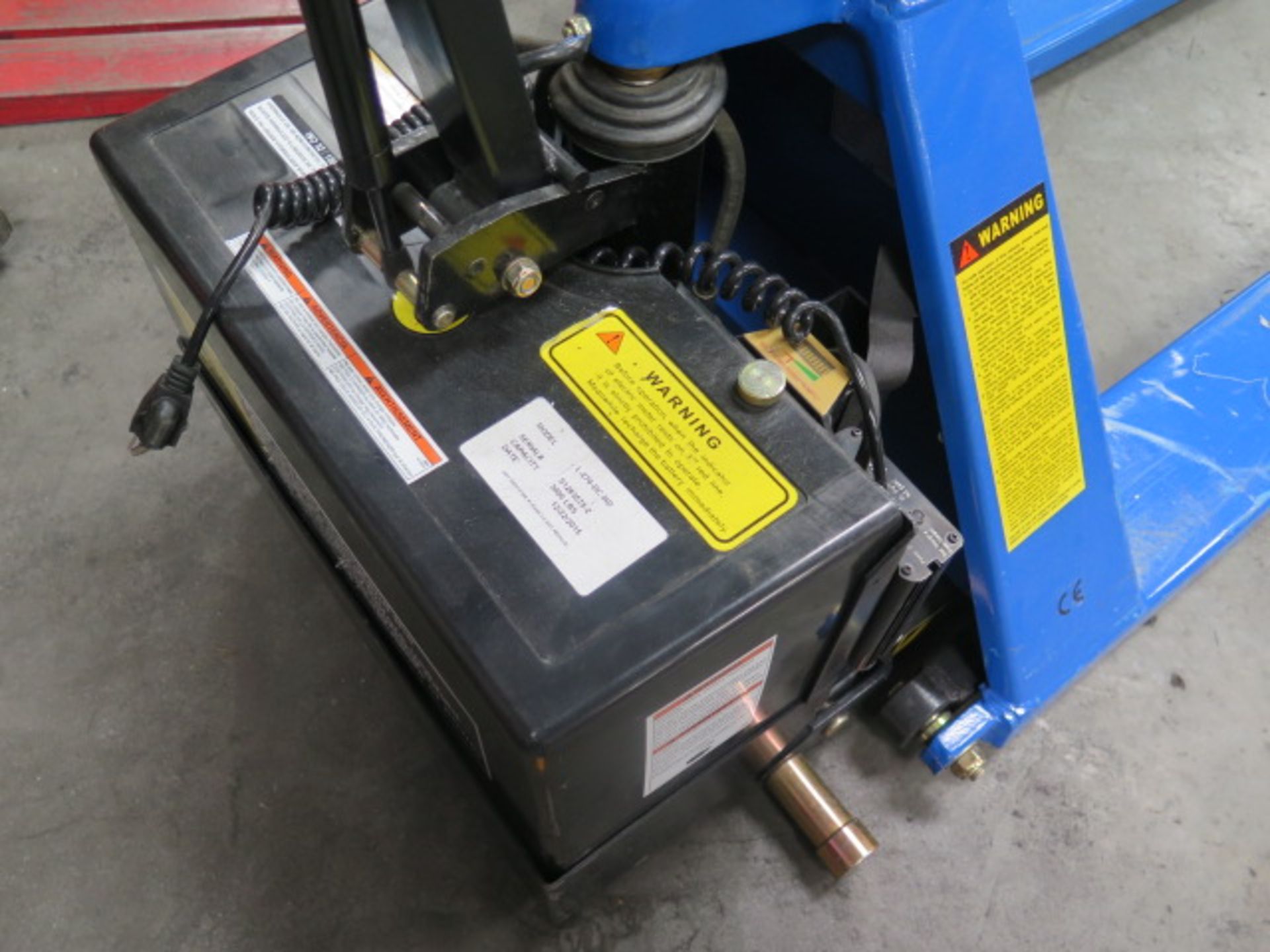 2015 Import mdl L-270-DC-HD 3000 Lb Cap Electric Pallet Jack w/ Built-In Charger, SOLD AS IS - Image 4 of 8