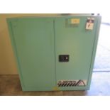 Justrite Acid and Corrosive Storage Cabinet (SOLD AS-IS - NO WARRANTY)