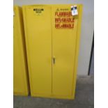 Justrite Flammables Storage Cabinet (SOLD AS-IS - NO WARRANTY)