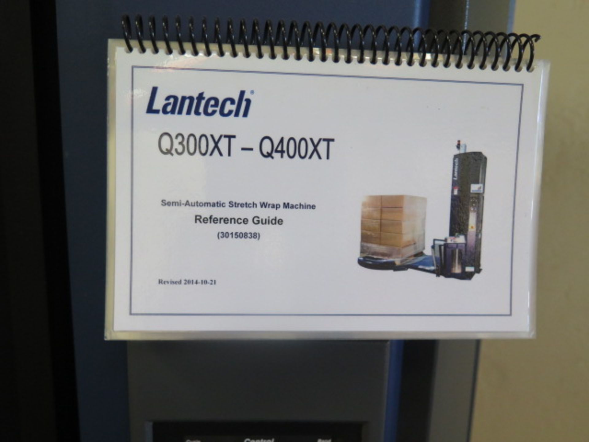 Dec/2016 Lantech Q300XT Pallet Stretch Wrapper s/n QX011946 w/ Lantech Controls, SOLD AS IS - Image 11 of 12