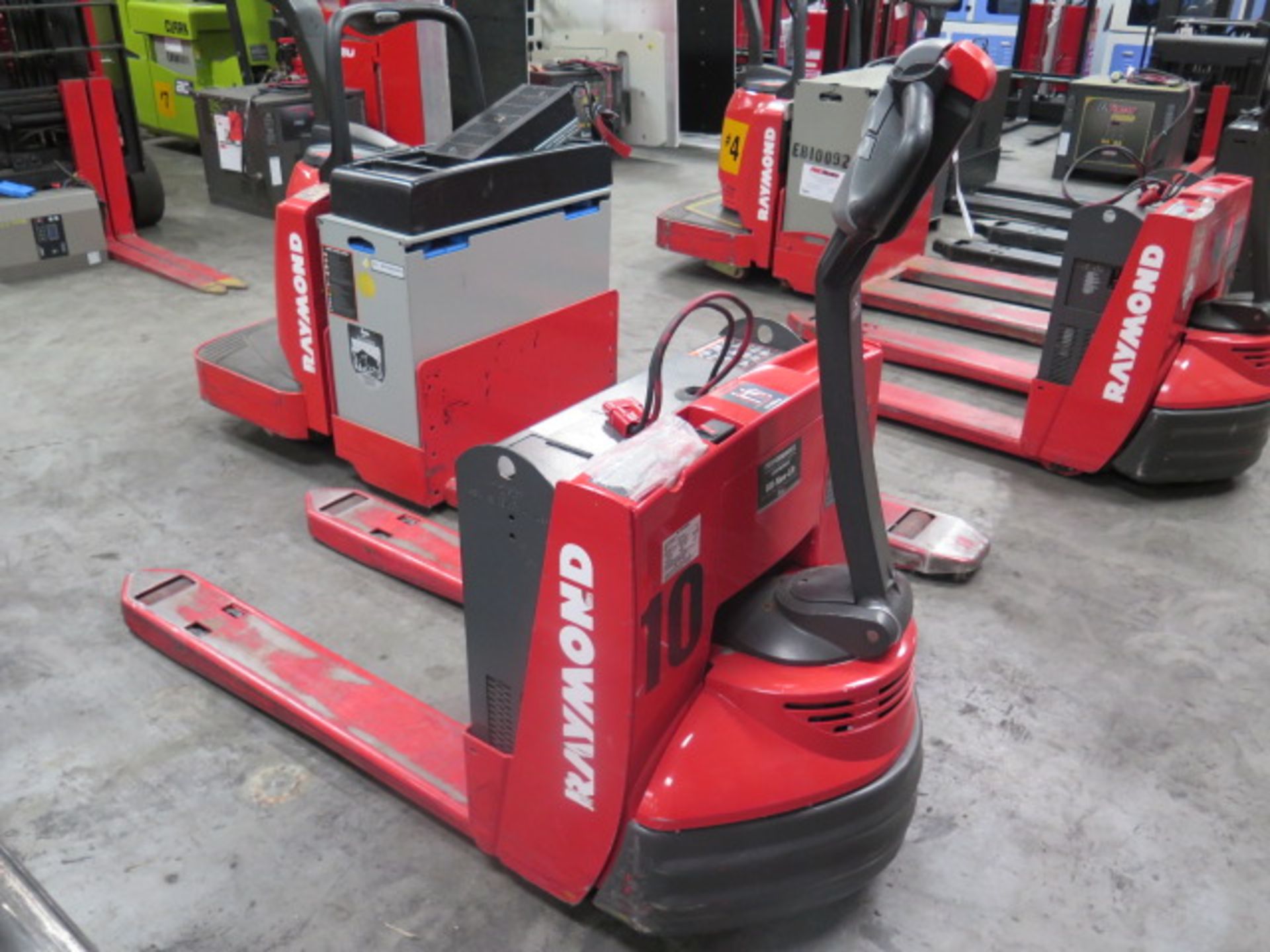 Raymond 102T-F45L 4500 Lb Cap Walk-Behind Electric Pallet Mover w/ 24V, Built-In Charger, SOLD AS IS - Image 2 of 11