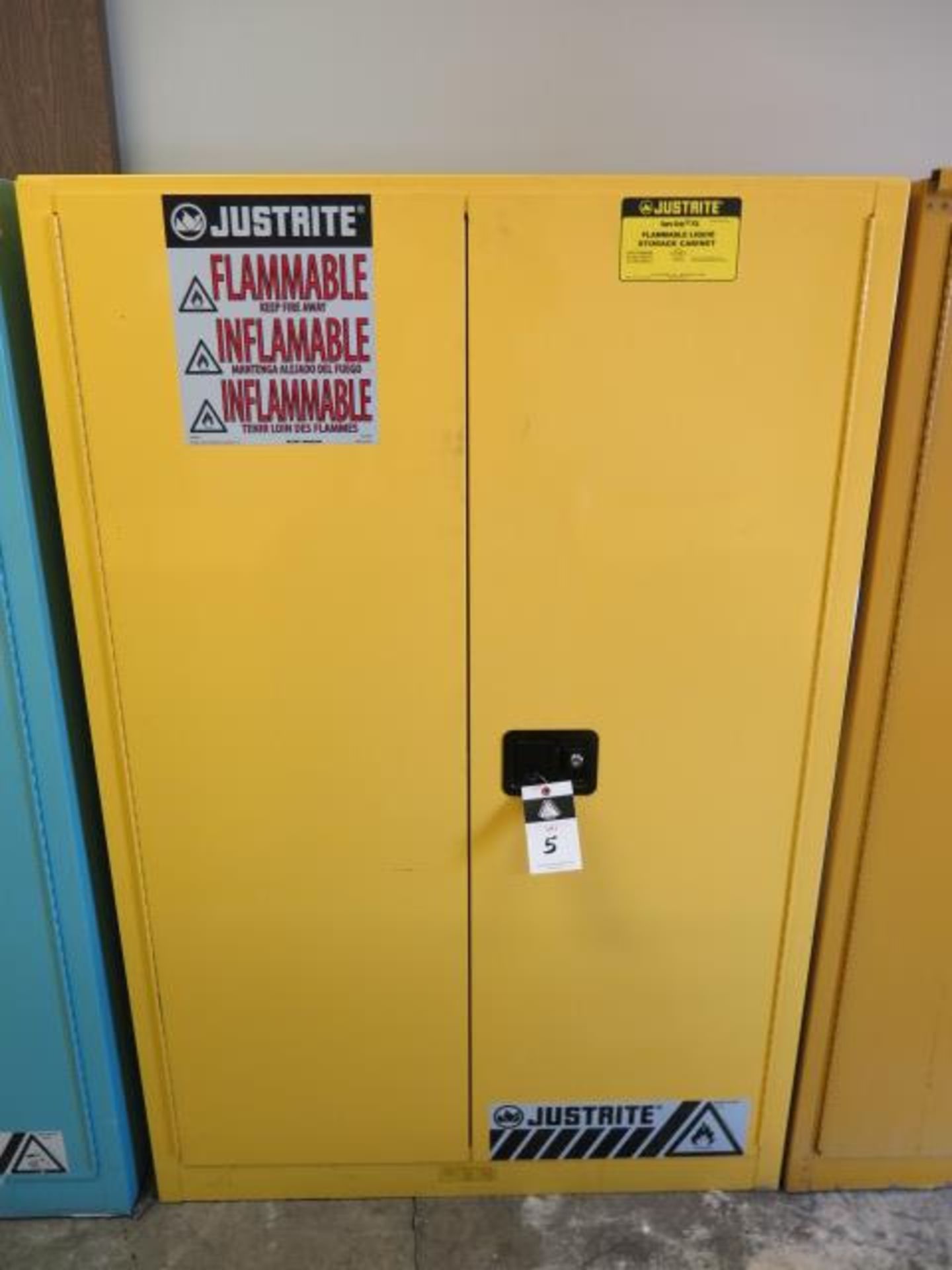 Justrite Flammables Storage Cabinet (SOLD AS-IS - NO WARRANTY)