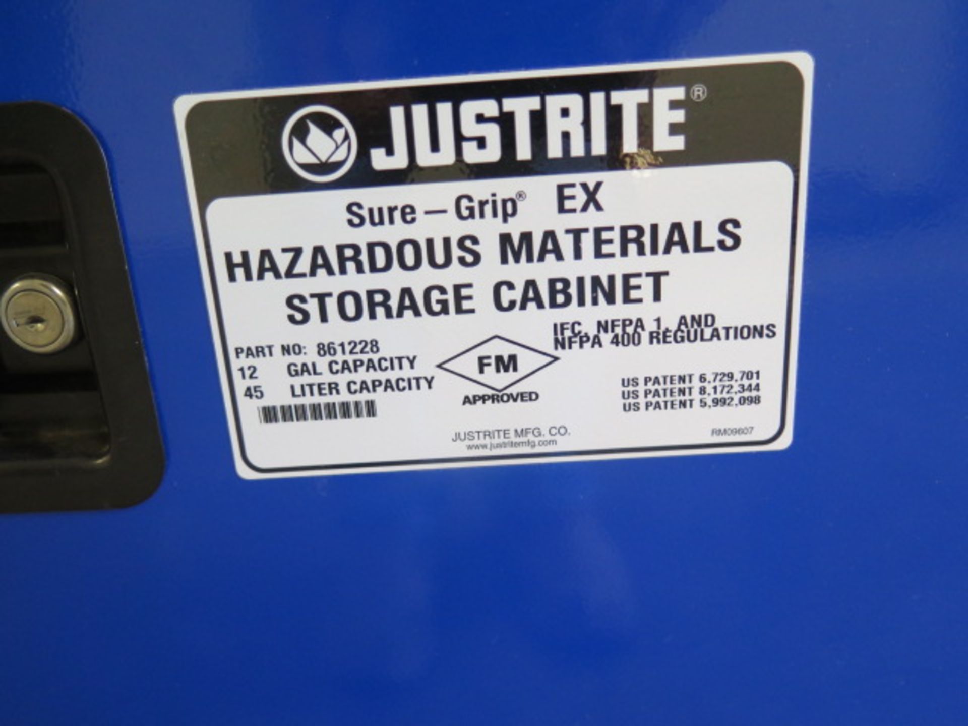 Justrite Corrosives Storage Cabinet (SOLD AS-IS - NO WARRANTY) - Image 5 of 5