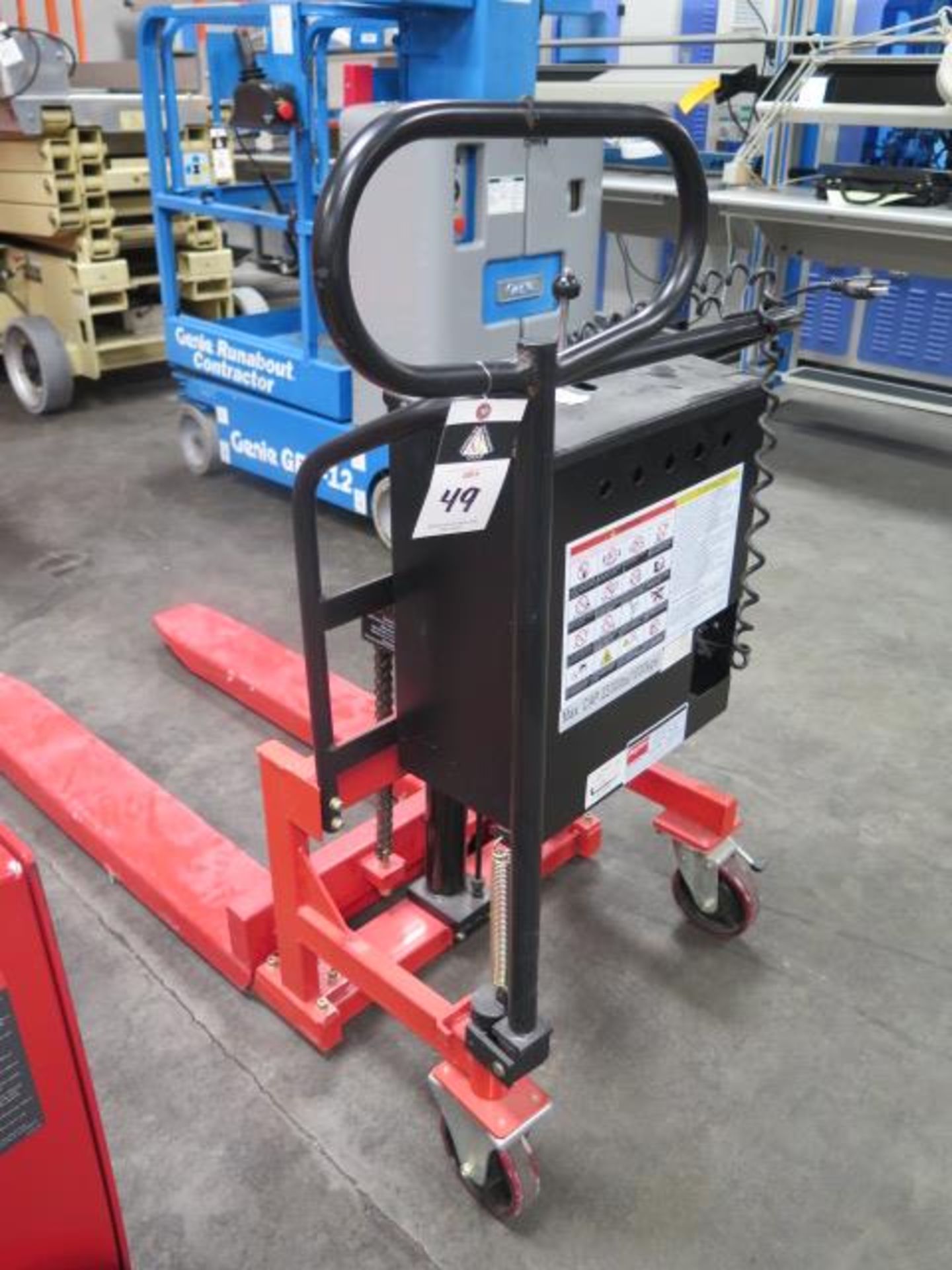 Dayton mdl. 11K279 2200 Lb Cap Electric Pallet Jack s/n GDS1112001 w/ Built-In Charger SOLD AS-IS - Image 3 of 9