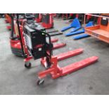 Dayton mdl. 11K279 2200 Lb Cap Electric Pallet Jack s/n GDS1112001 w/ Built-In Charger SOLD AS-IS