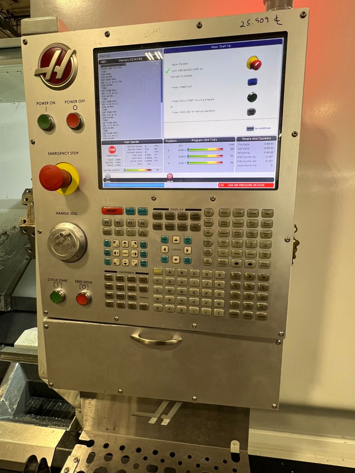 2018 Haas ST-40 CNC Turning Center,15" Chuck 30" Swing 2400RPM, (SOLD AS-IS - NO WARRANTY) - Image 10 of 15