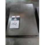 10" x 14" Steel Surface Plate. 10" x 14" Lapping Plate and 12" x 24" Steel Plate (SOLD AS-IS - NO