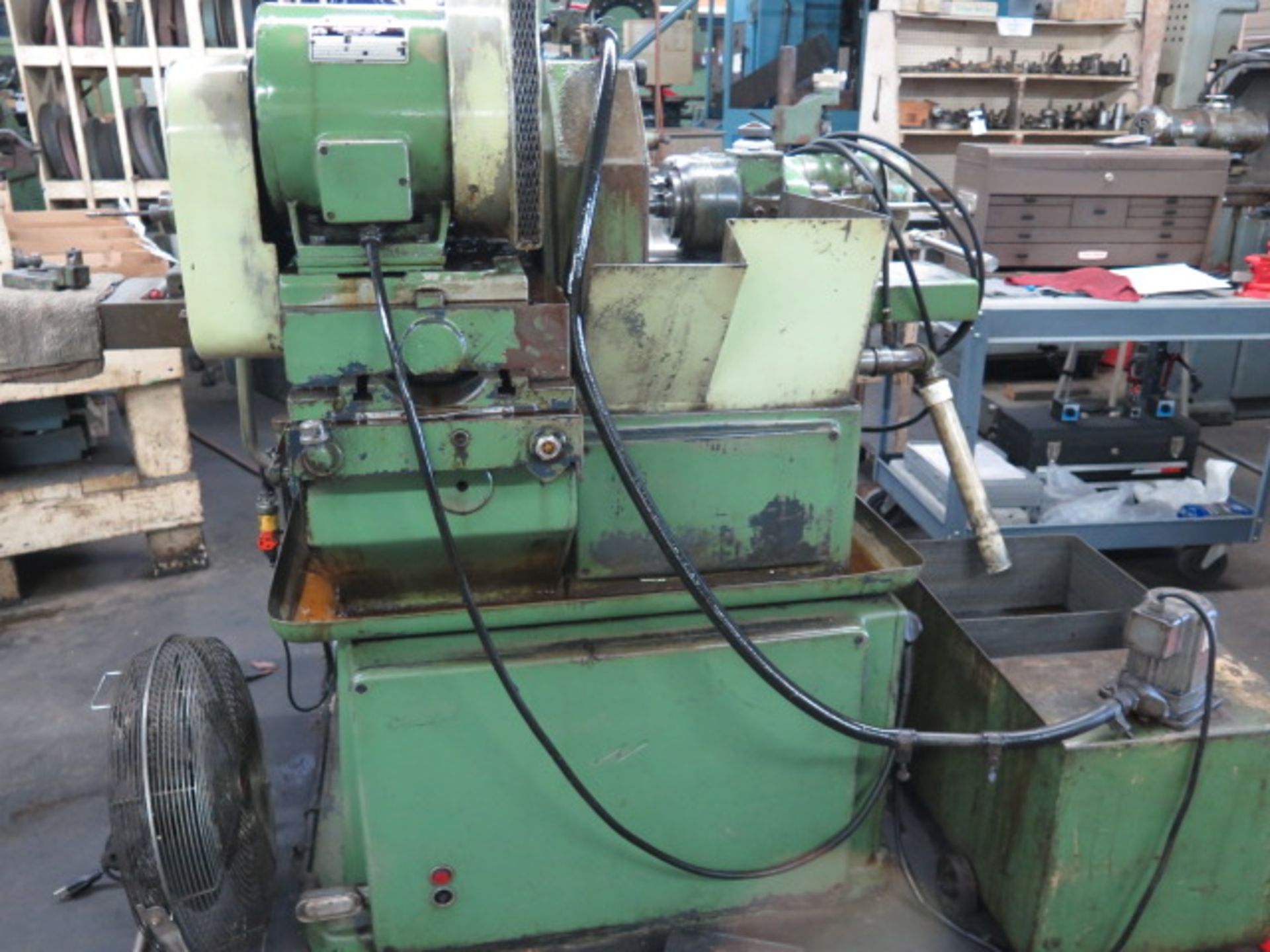 H. Tschudin HTG-400 Cylindrical Grinder s/n 711485 w/ Motorized Work Head, Tailstock, SOLD AS IS - Image 10 of 14