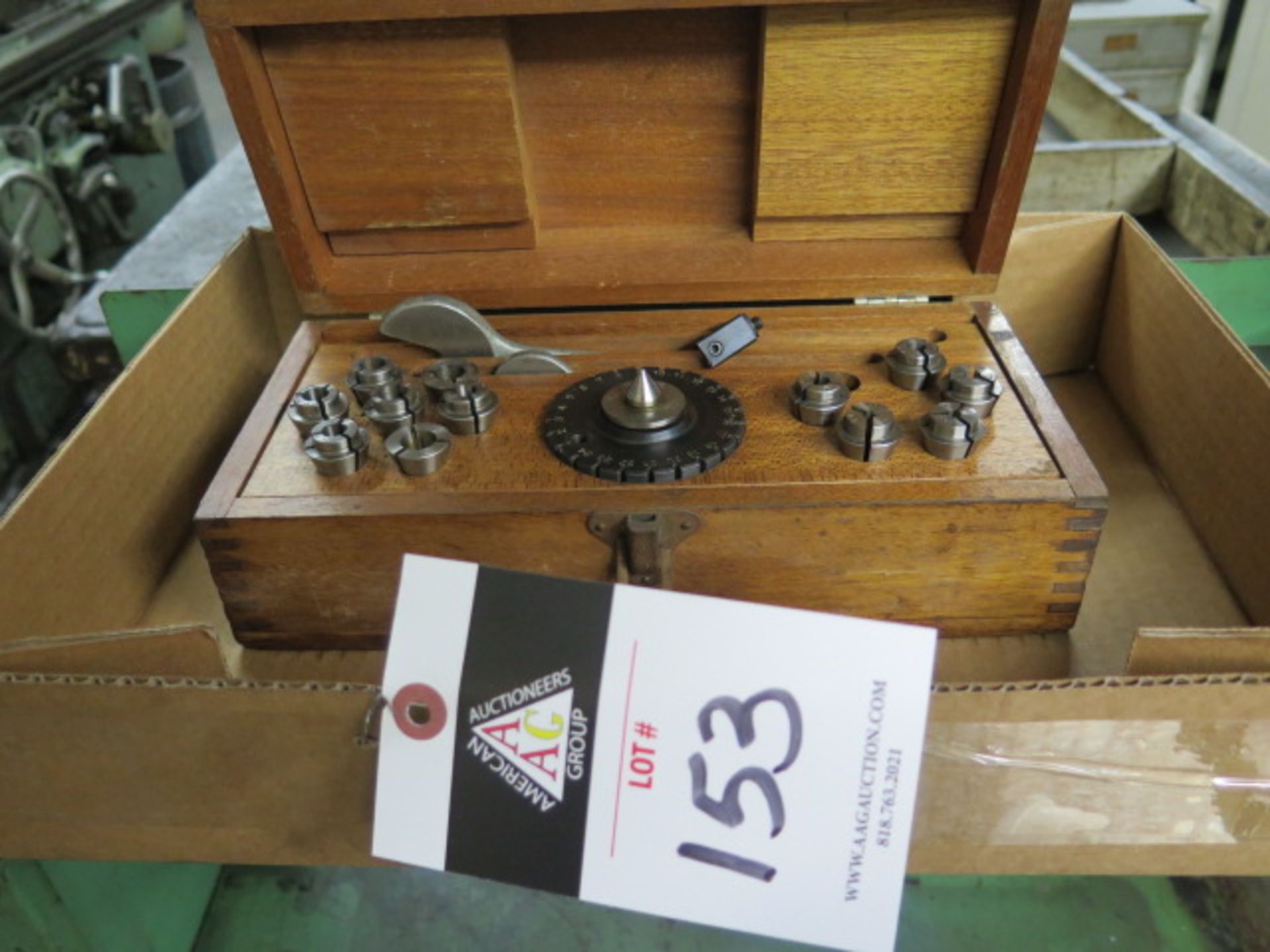 Owens Center and Collet Set (SOLD AS-IS - NO WARRANTY)