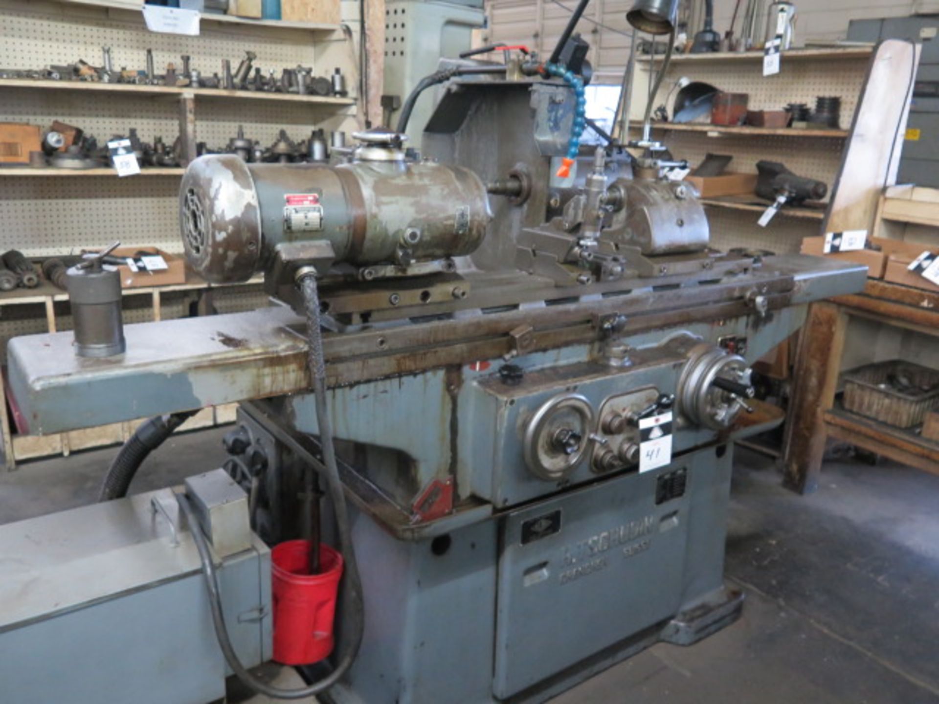 H. Tschudin HTG-600 Cylindrical Grinder s/n 64171 w/ Motorized Work Head, Tailstock, SOLD AS IS - Image 2 of 14