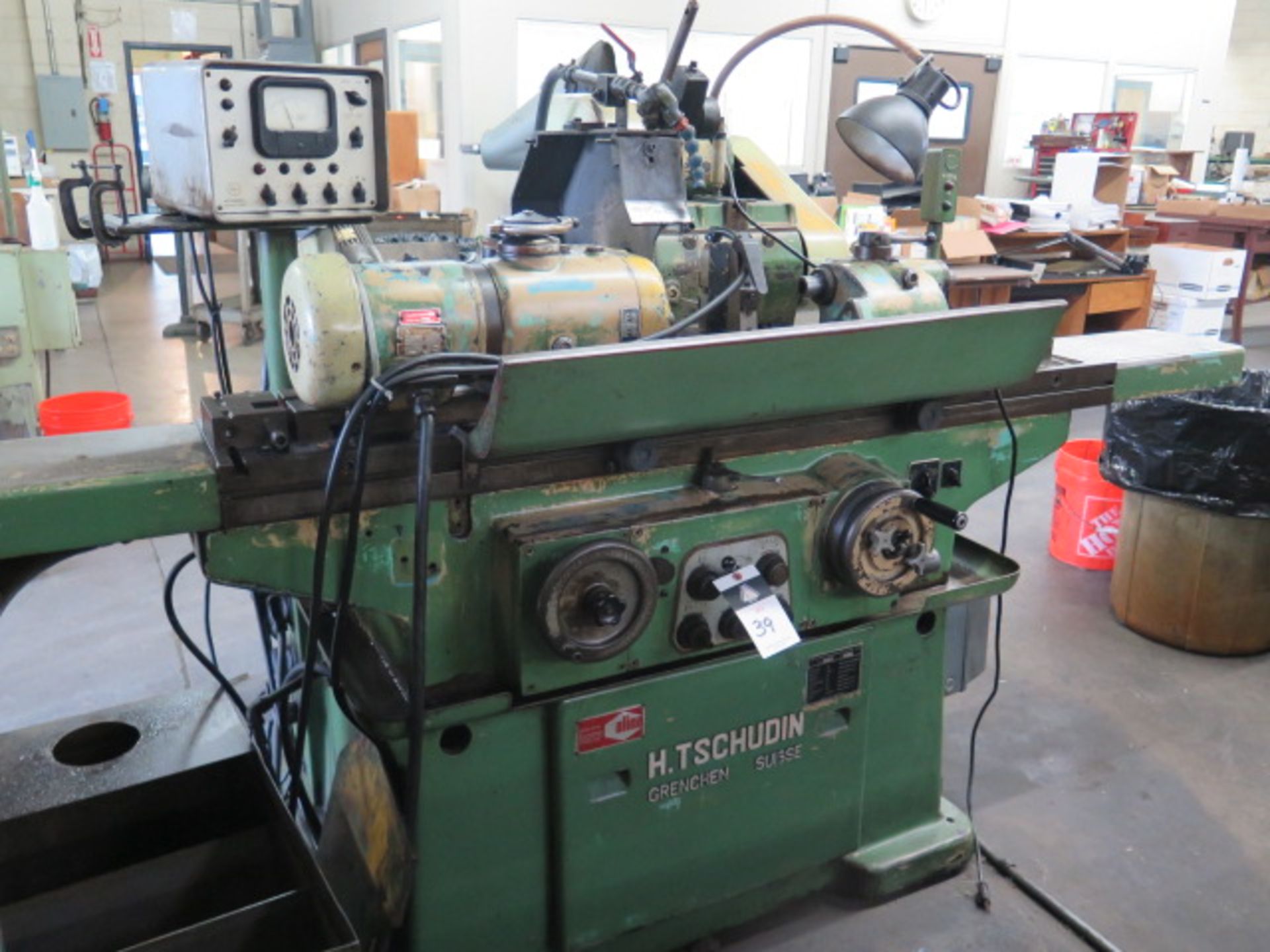 H. Tschudin HTG-600 Cylindrical Grinder s/n 68276 w/ Motorized Work Head, Tailstock, SOLD AS IS - Image 3 of 17