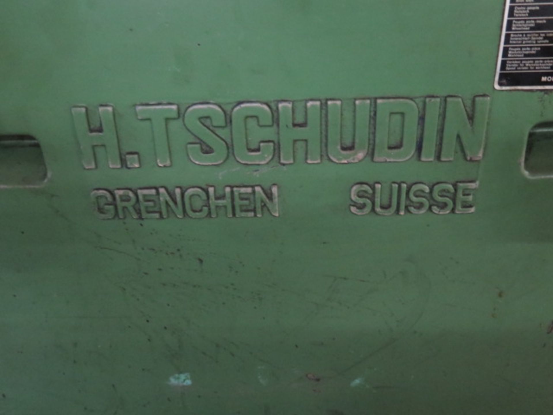 H. Tschudin HTG-400 Cylindrical Grinder s/n 711485 w/ Motorized Work Head, Tailstock, SOLD AS IS - Image 13 of 14