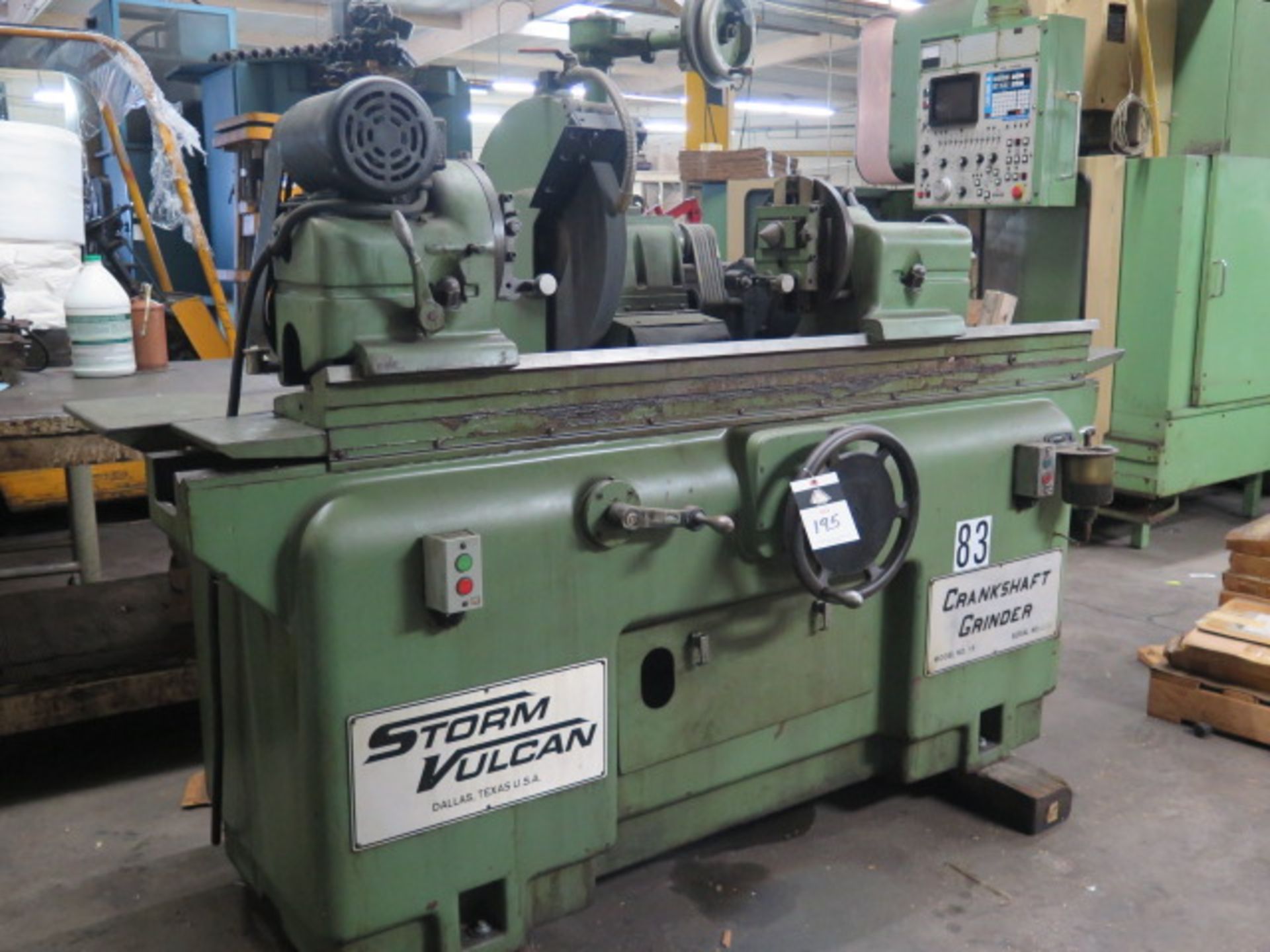 Storm Vulcan mdl. 15 Cam Shaft Grinder s/n 800-76 w/ Motorized Work Head, Tailstock, SOLD AS IS - Image 3 of 16