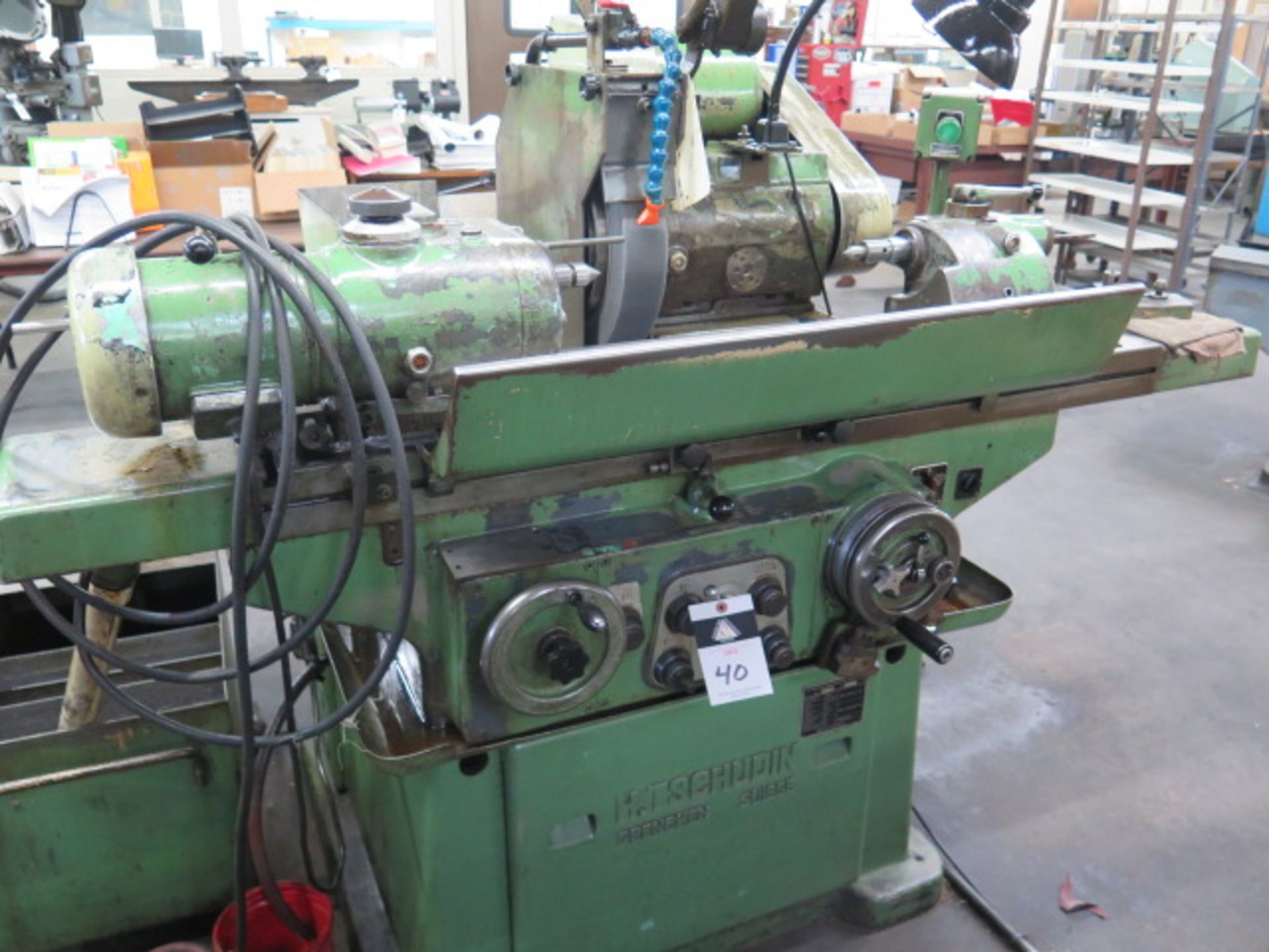 H. Tschudin HTG-400 Cylindrical Grinder s/n 711485 w/ Motorized Work Head, Tailstock, SOLD AS IS - Image 3 of 14