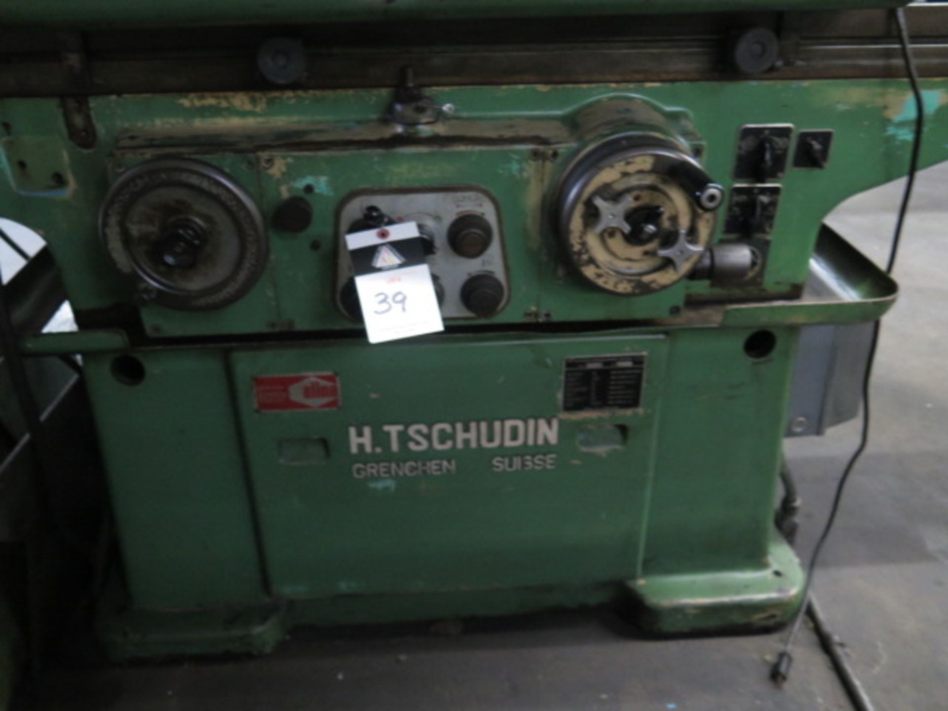 H. Tschudin HTG-600 Cylindrical Grinder s/n 68276 w/ Motorized Work Head, Tailstock, SOLD AS IS - Image 13 of 17
