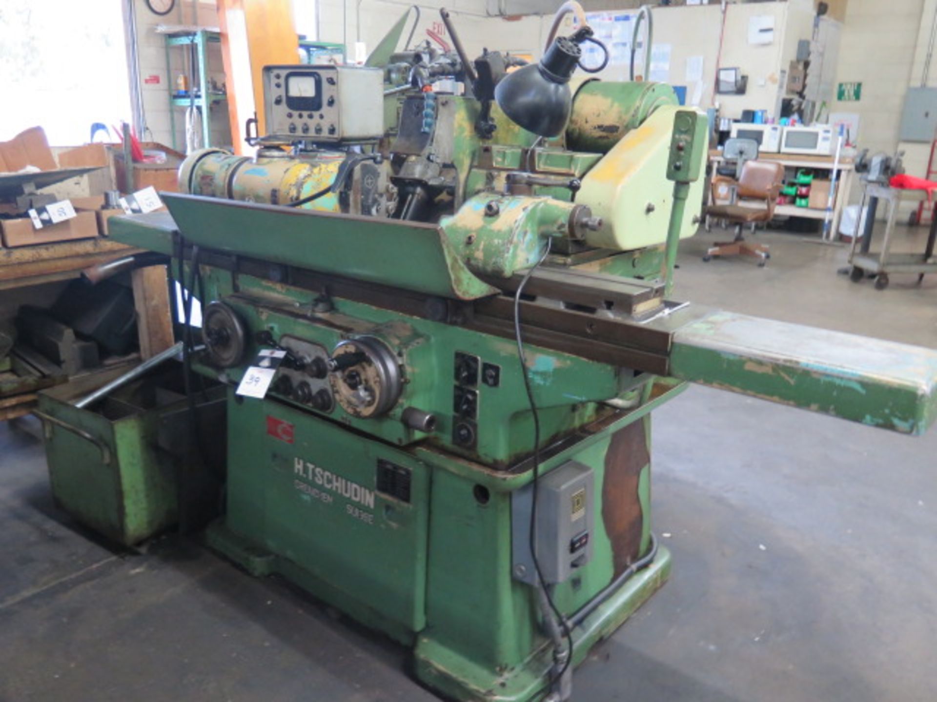 H. Tschudin HTG-600 Cylindrical Grinder s/n 68276 w/ Motorized Work Head, Tailstock, SOLD AS IS - Image 2 of 17