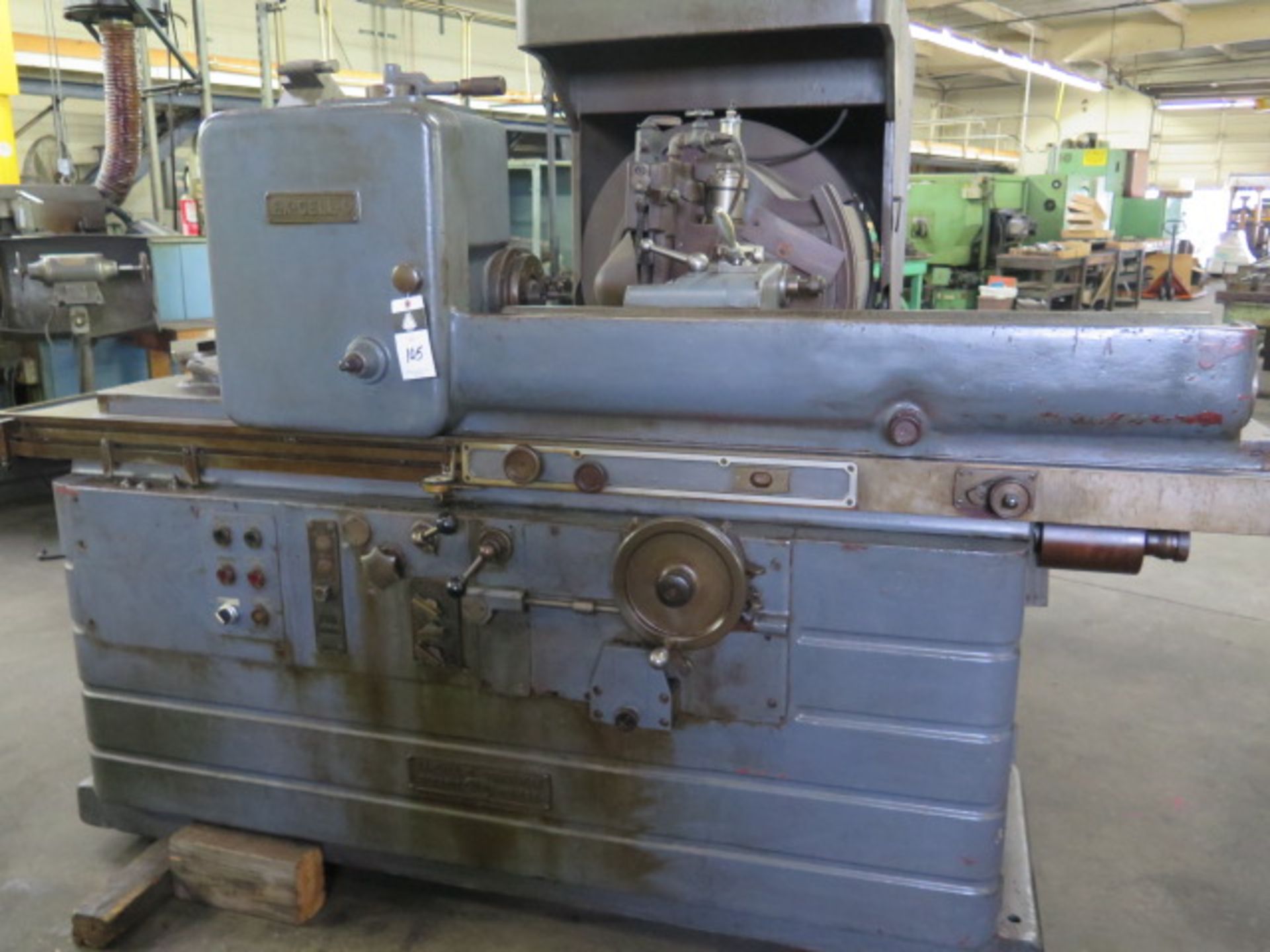 Ex-Cell-O Style 35 16” x 34” Thread Grinder s/n 1297 w/ Work Head, Tailstock, Coolant SOLD AS IS