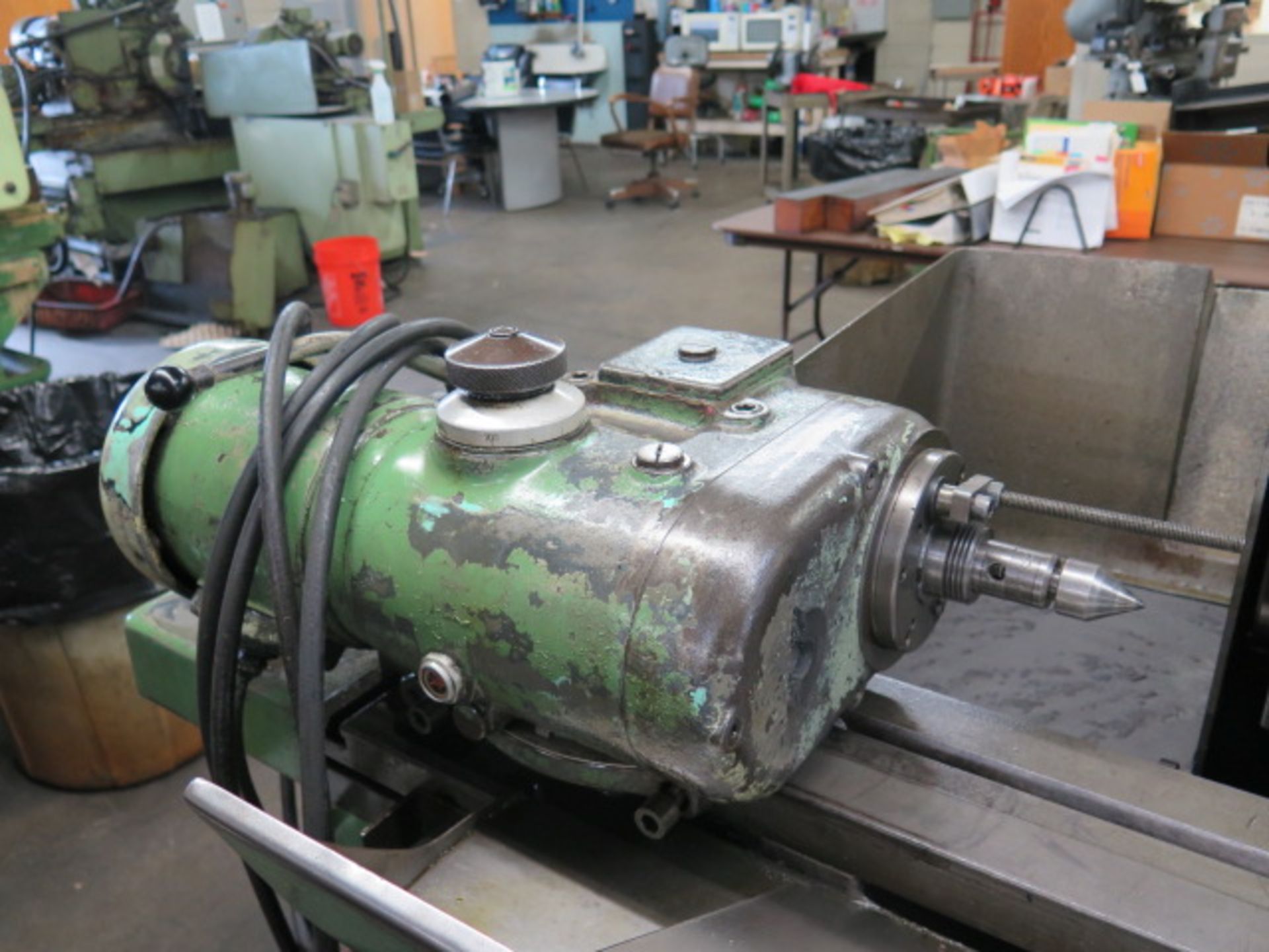 H. Tschudin HTG-400 Cylindrical Grinder s/n 711485 w/ Motorized Work Head, Tailstock, SOLD AS IS - Image 4 of 14