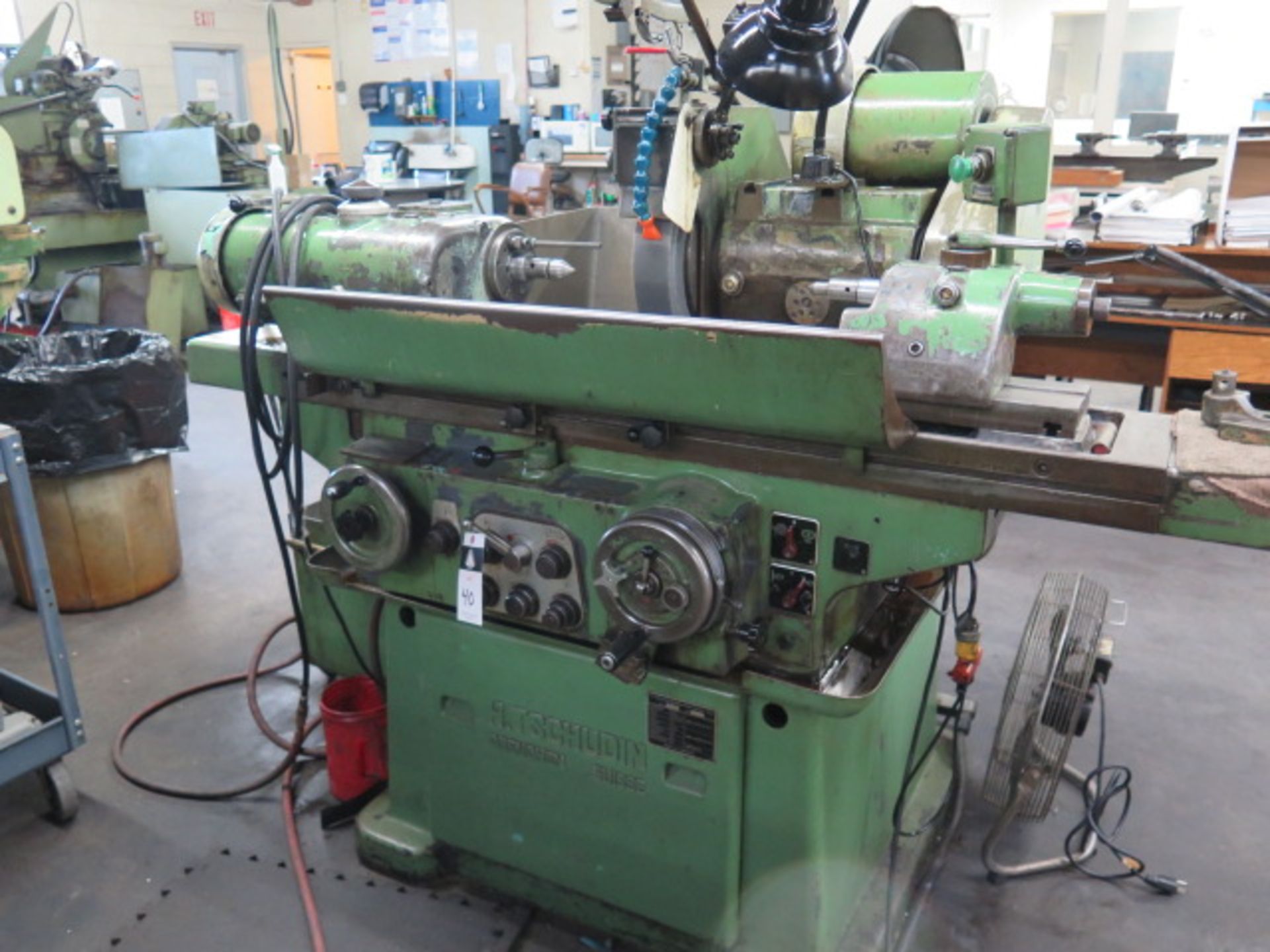 H. Tschudin HTG-400 Cylindrical Grinder s/n 711485 w/ Motorized Work Head, Tailstock, SOLD AS IS - Image 2 of 14