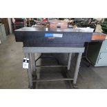 WF Long 36"x17"x10" Granite Plate w/Rolling Stand (SOLD AS-IS - NO WARRANTY)