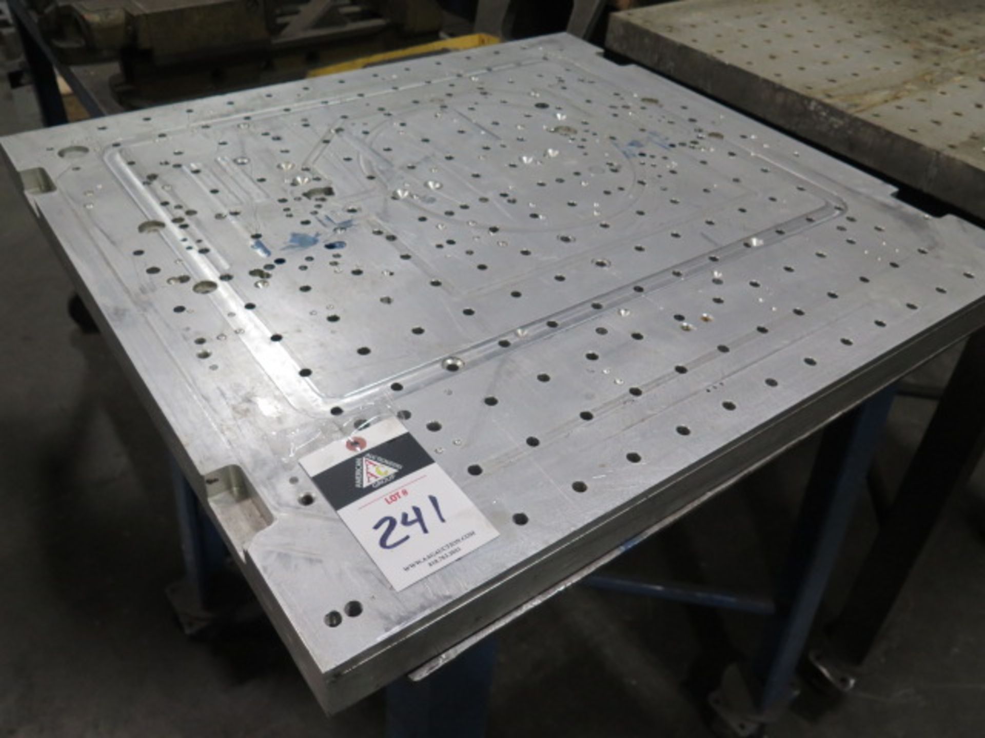 30" x 32" x 2" Aluminum Top Plates (2) (SOLD AS-IS - NO WARRANTY)