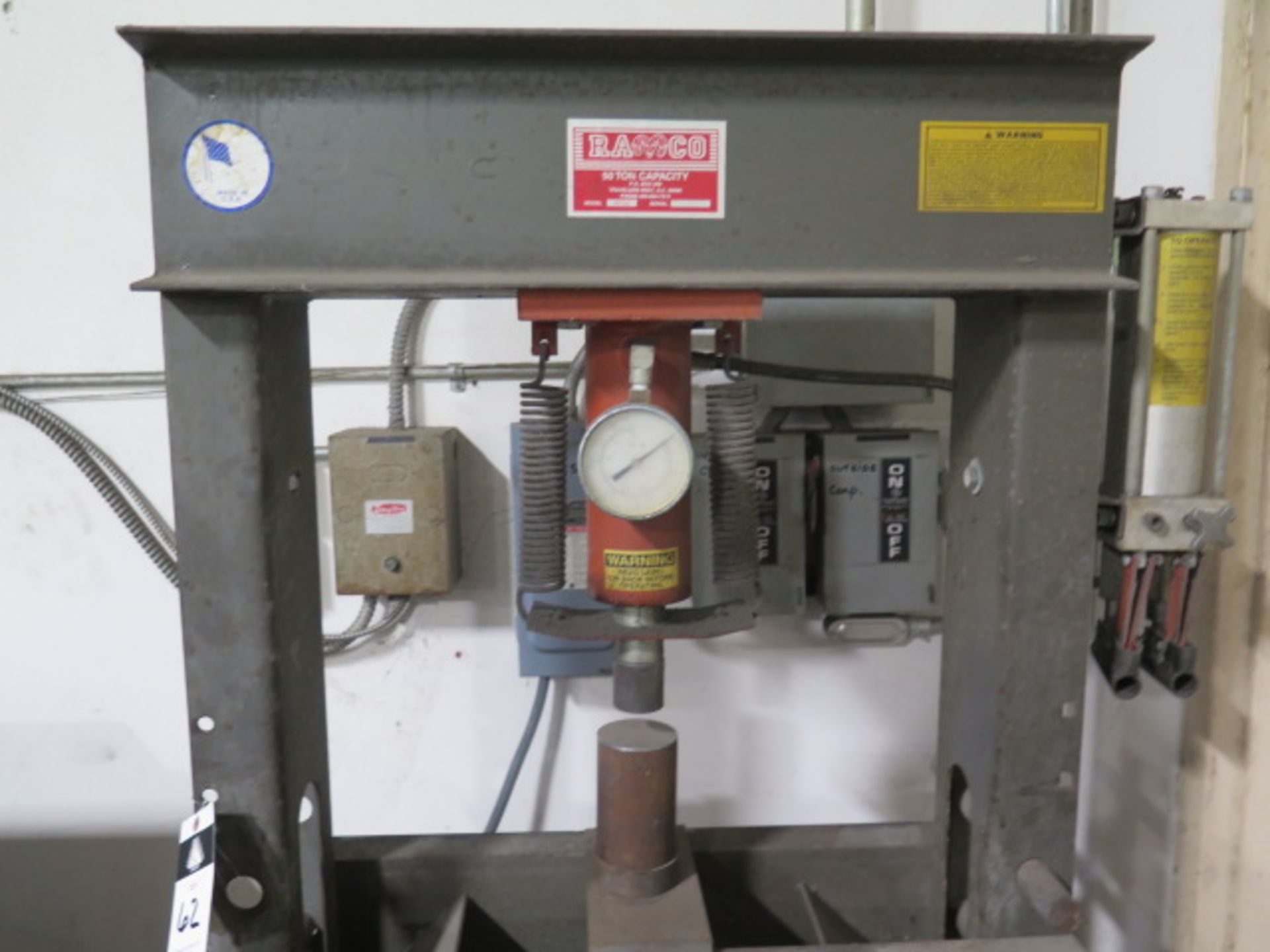 Ramco RP50 50 Ton Hydraulic H-Frame Press (SOLD AS-IS - NO WARRANTY)
