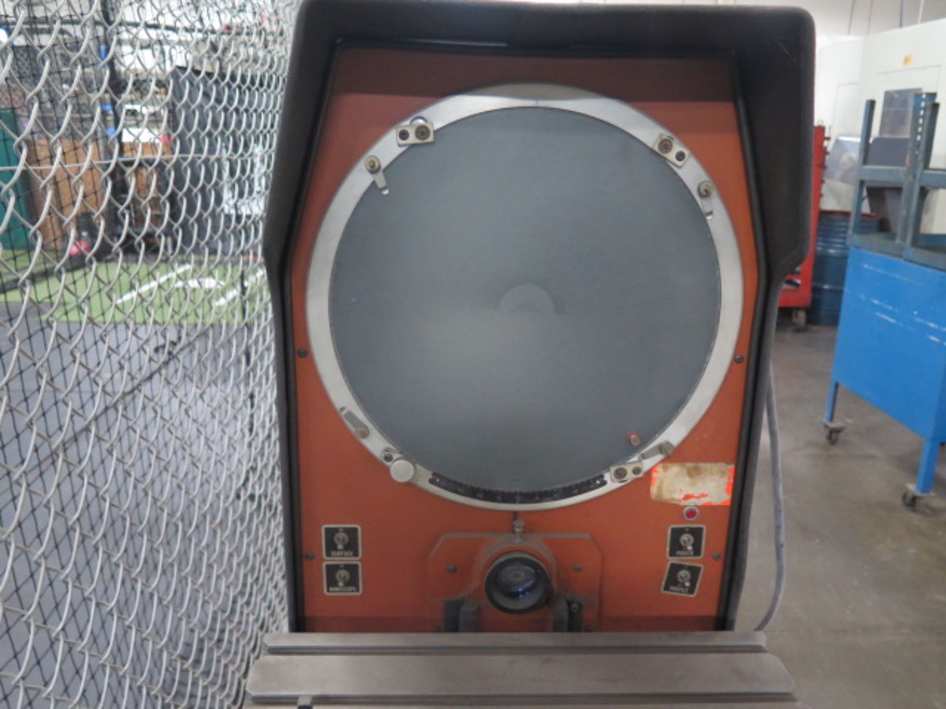 MicroVu mdl. M14 14" Optical Comparator s/n 3288 w/ Surface and Profile Illumination, SOLD AS IS - Bild 3 aus 8