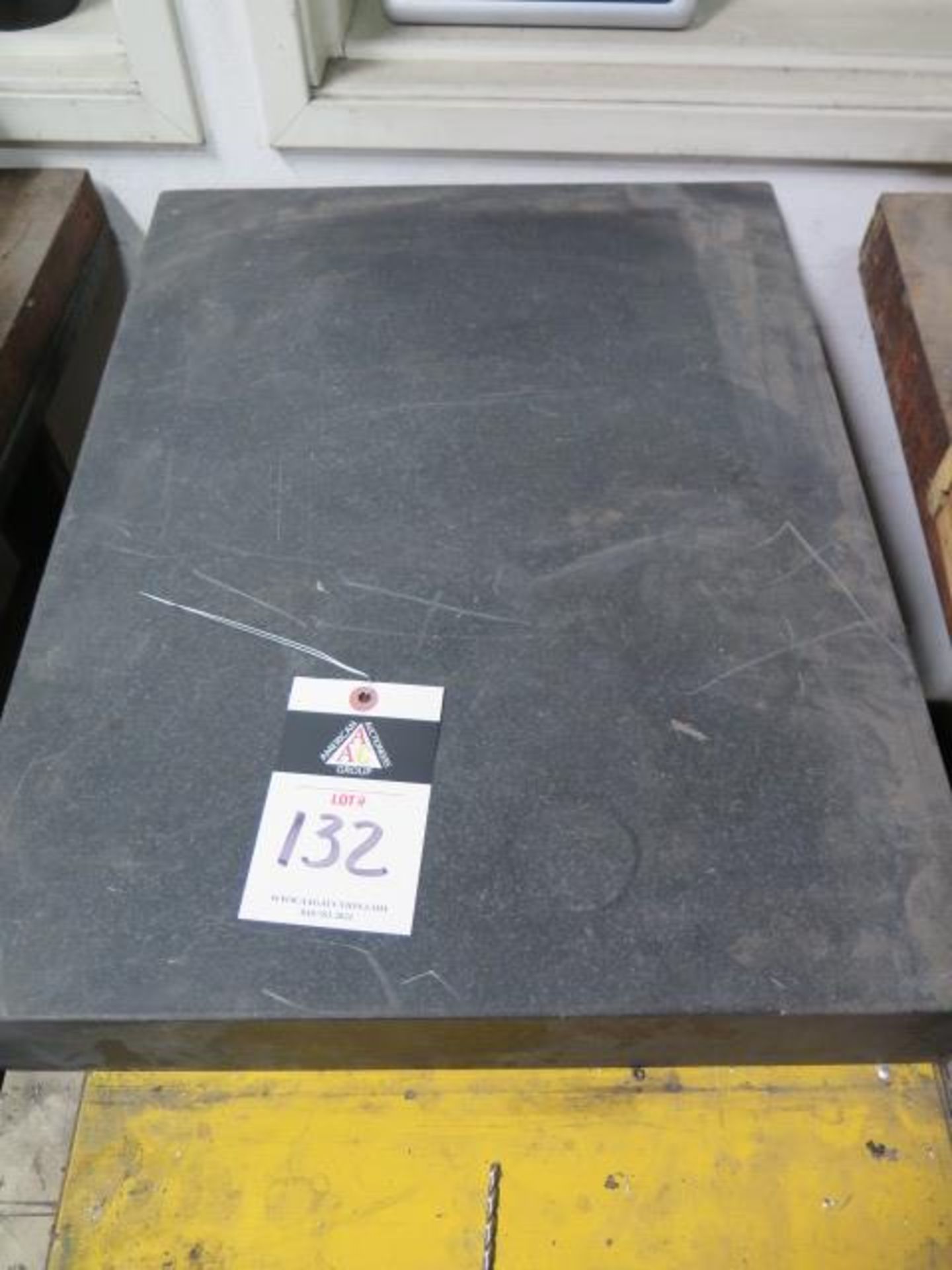 18" x 24" x 3" Granite Surface Plate w/ Cart (SOLD AS-IS - NO WARRANTY)