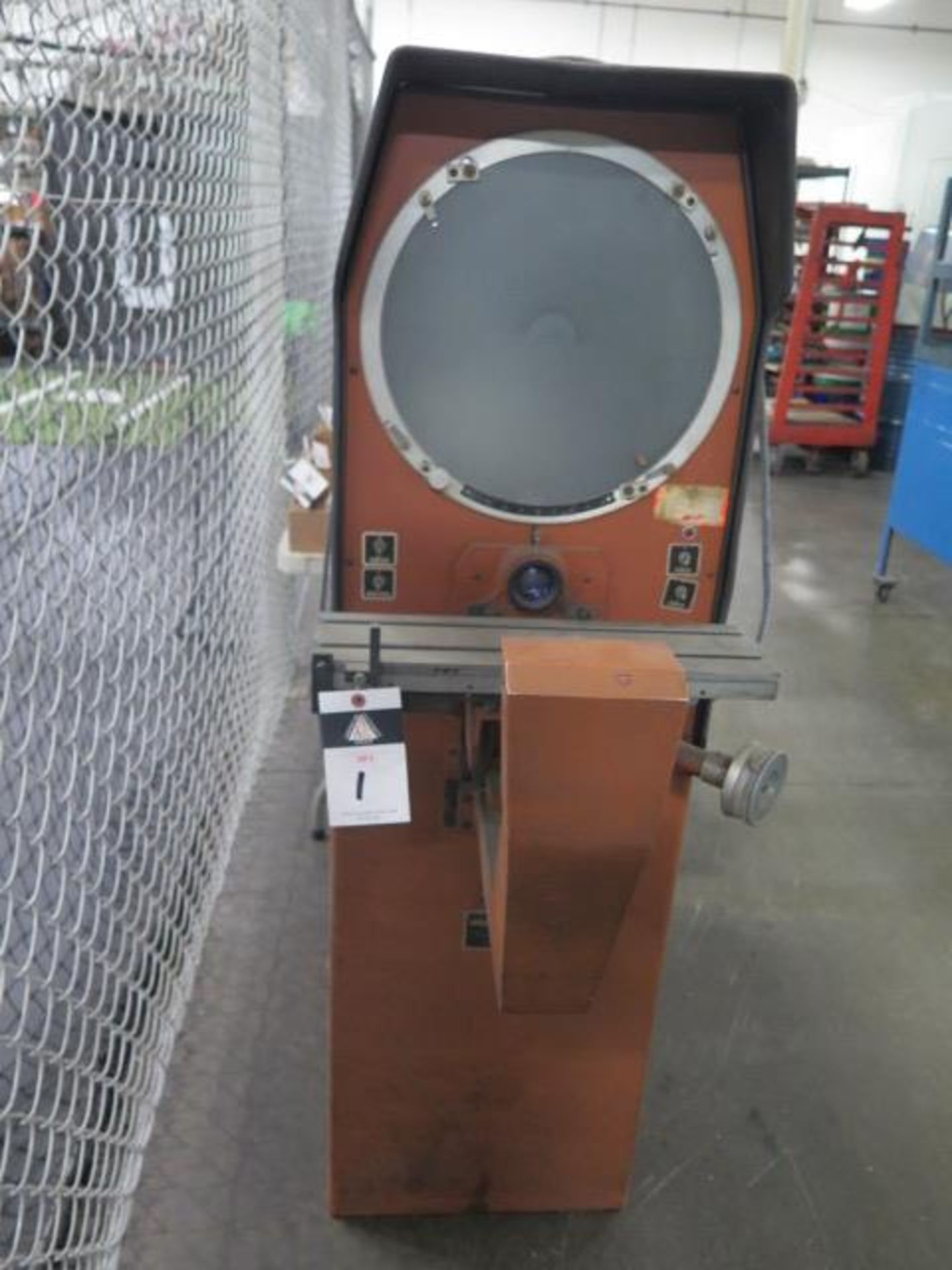 MicroVu mdl. M14 14" Optical Comparator s/n 3288 w/ Surface and Profile Illumination, SOLD AS IS - Bild 2 aus 8
