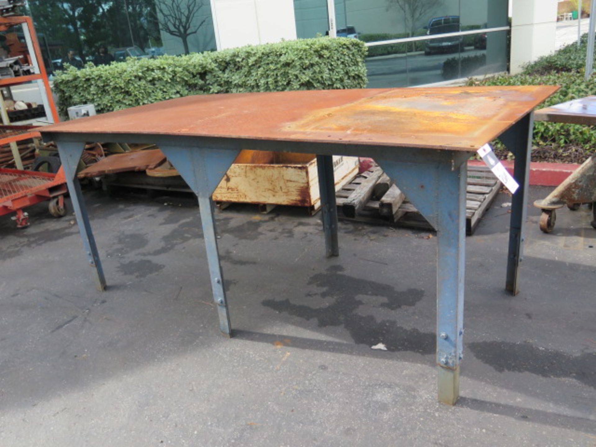 42" x 84" Steel Table (SOLD AS-IS - NO WARRANTY)